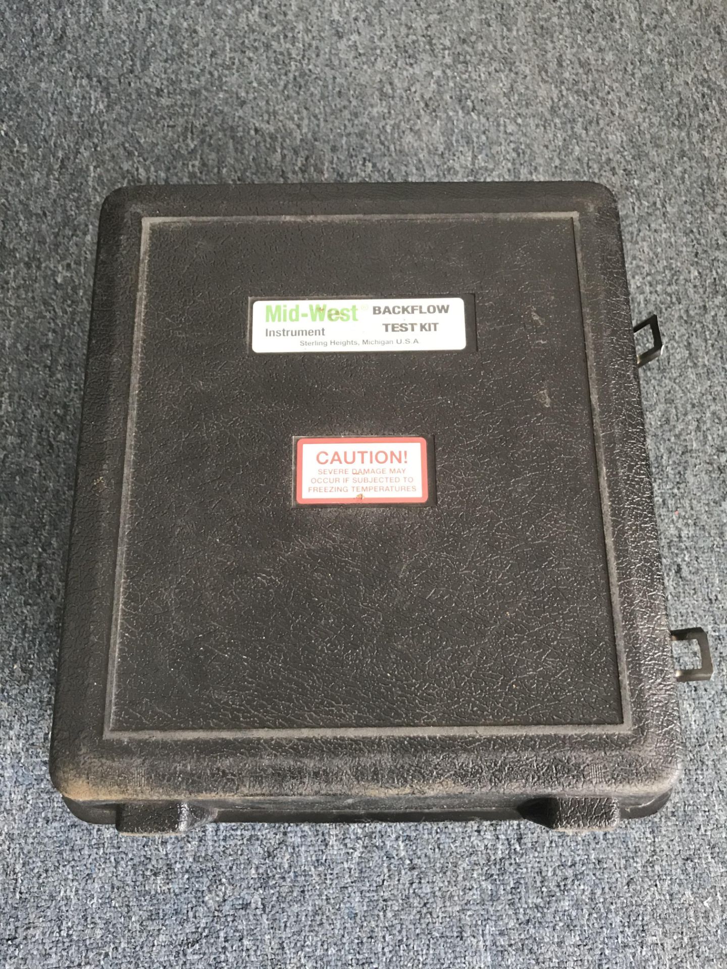 Midwest Instruments #830 Back Flow Tester w/Hose & Case - Image 3 of 3