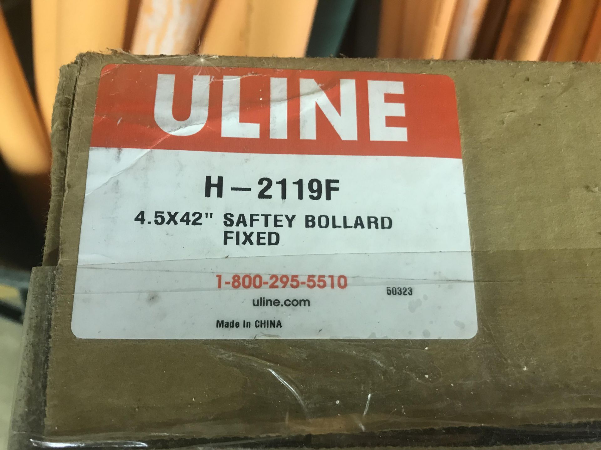 (2) Uline Bollards (NIB) #H2119F - Image 2 of 3