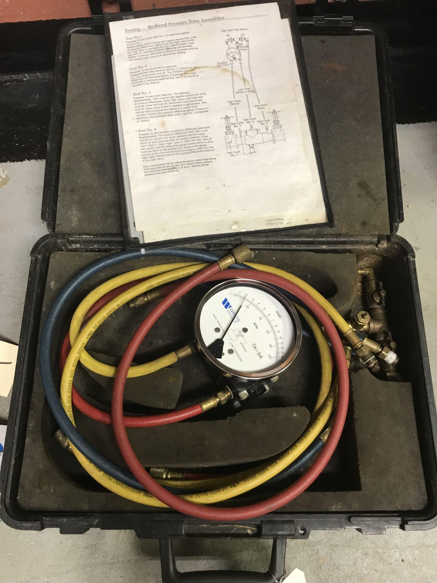 Watts Regulator #TK-9A Backflow Tester