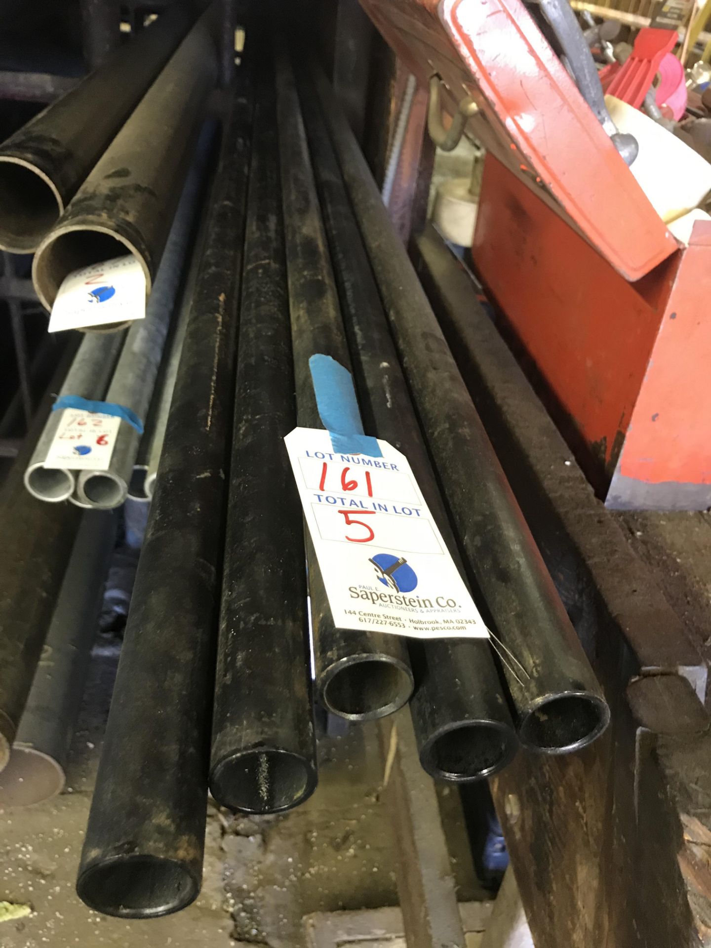 (5) Schedule 40 Black Iron Piping Approx. 20' Stick Length x 1" Dia