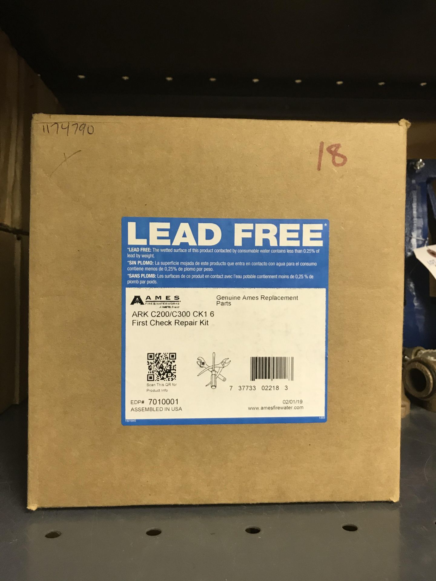 Lead Free #C200/C300 Second Check Repair Kits