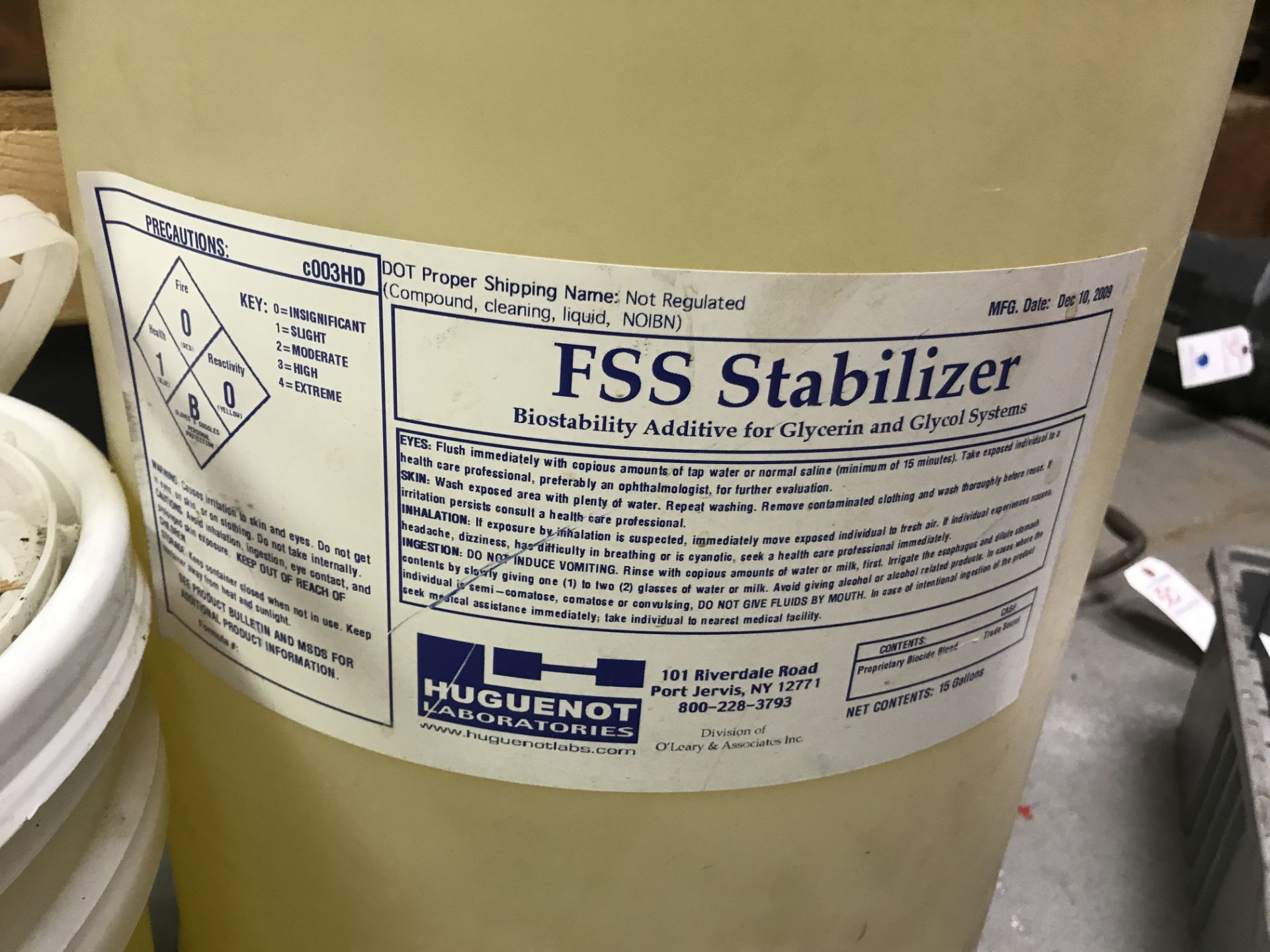 Huguenot FSS Stabilizer Bio Stability For Glycol Systems - Image 2 of 3