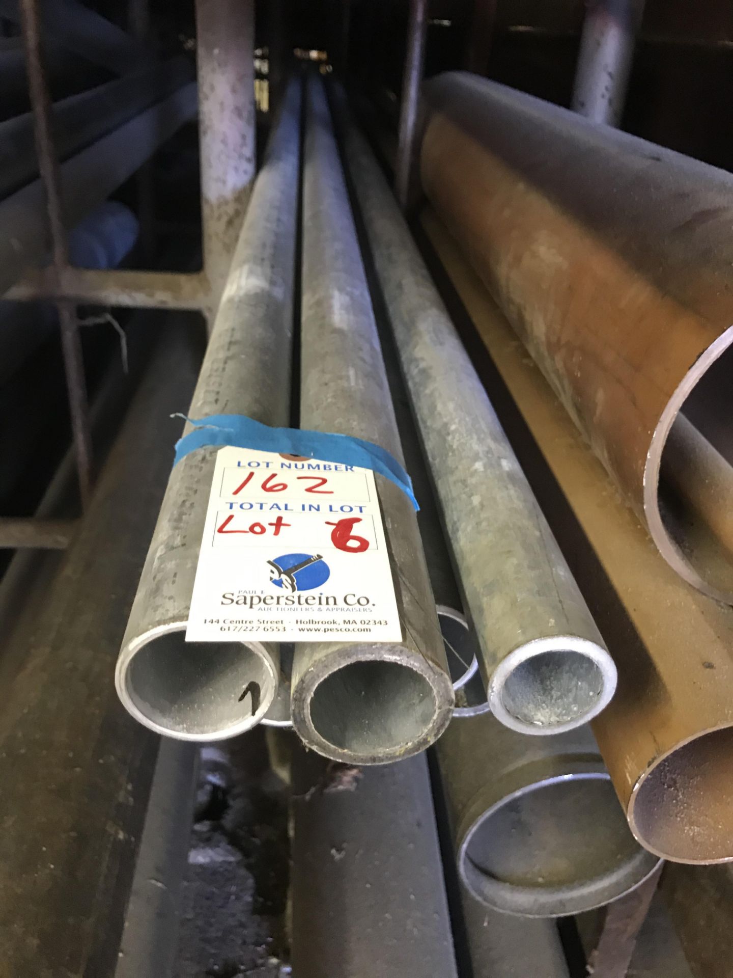 (6) Galvanized Pipe Schedule 40 Approx. 10' Sticks x 1 1/2" Dia