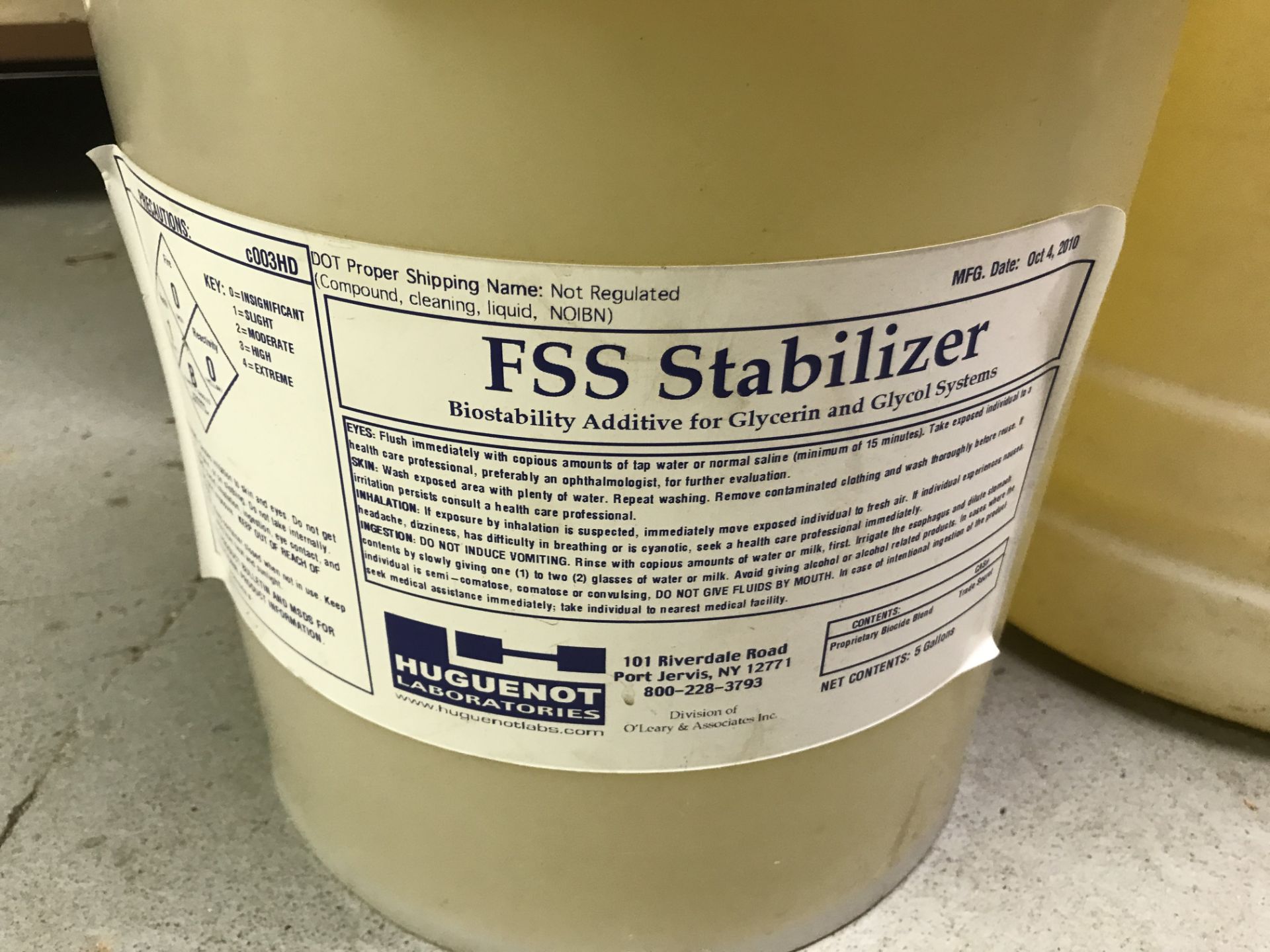 Huguenot FSS Stabilizer Bio Stability For Glycol Systems - Image 3 of 3