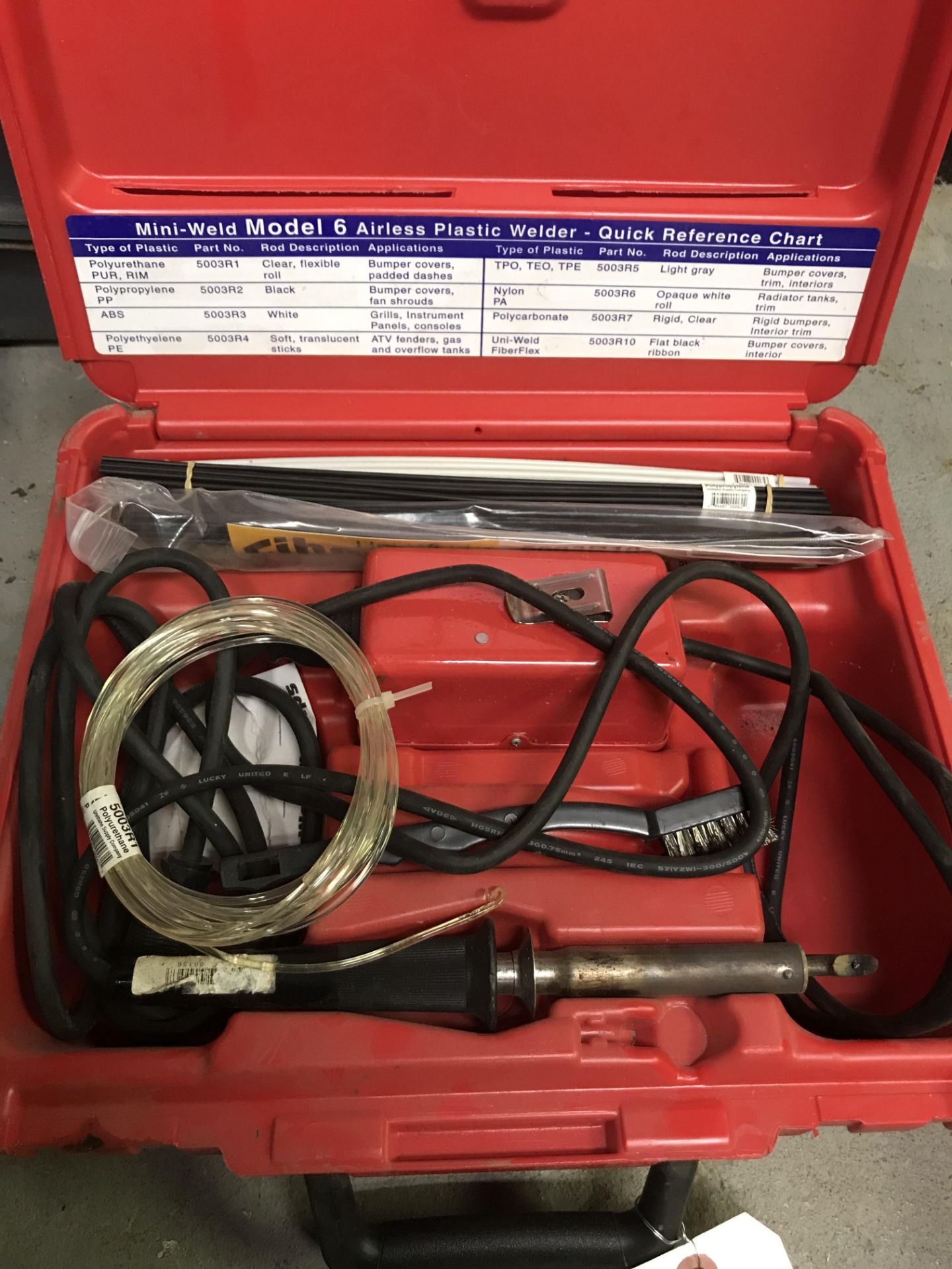 Mini Weld #6 Airless Plastic Welder w/Box