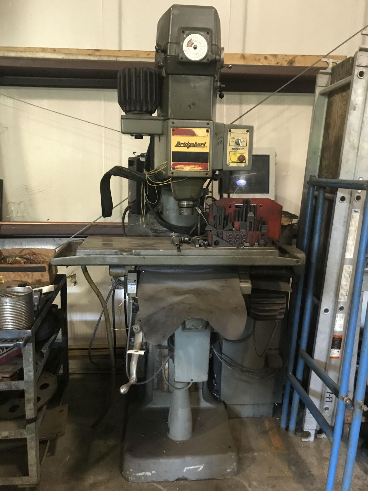 Bridgeport Series 1 CNC Milling Machine Milling Machine w/ 34" Table, Set up Blocks, and Computer,