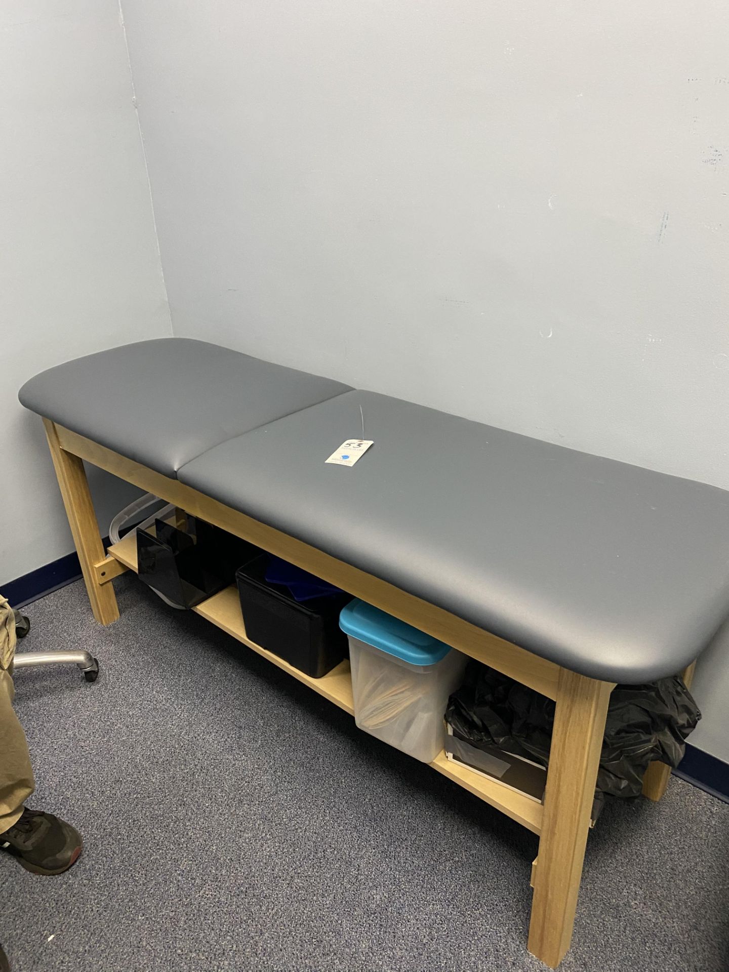 Wood Frame Upholstered Exam Table