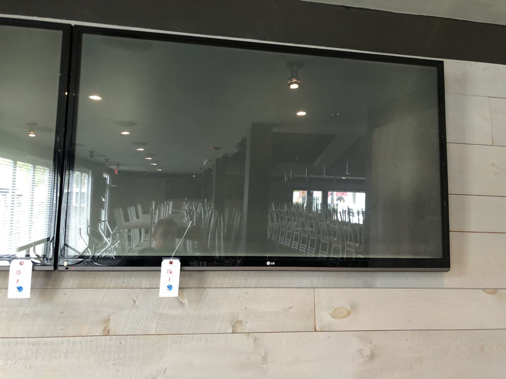 LG 62" Wall Mounted Flat Panel TV