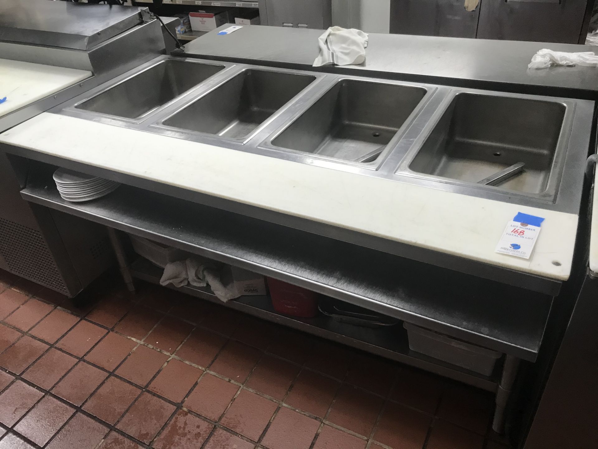 4 Full Pan Steam Table 83"L Electric