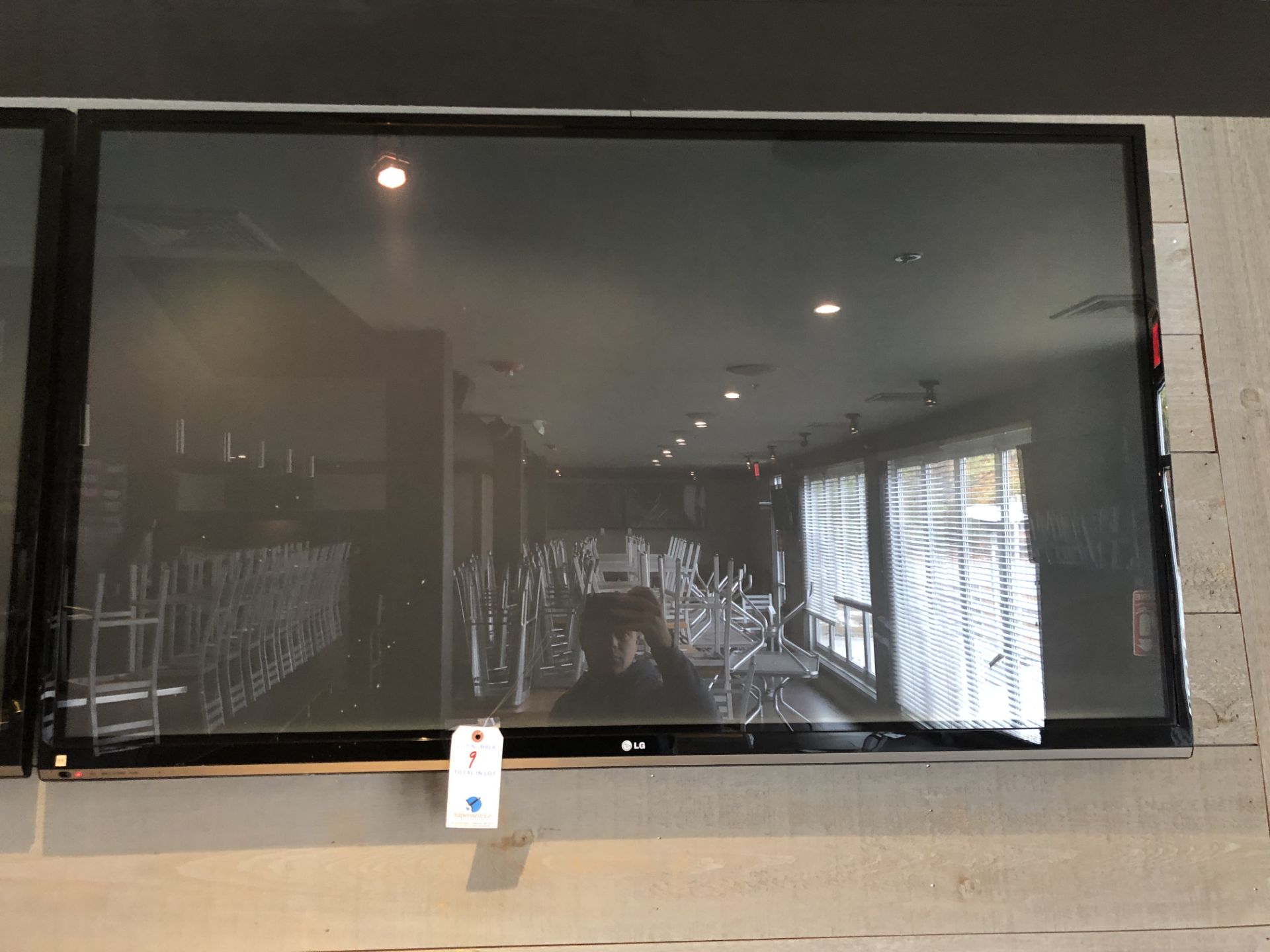 LG 62" Wall Mounted Flat Panel TV