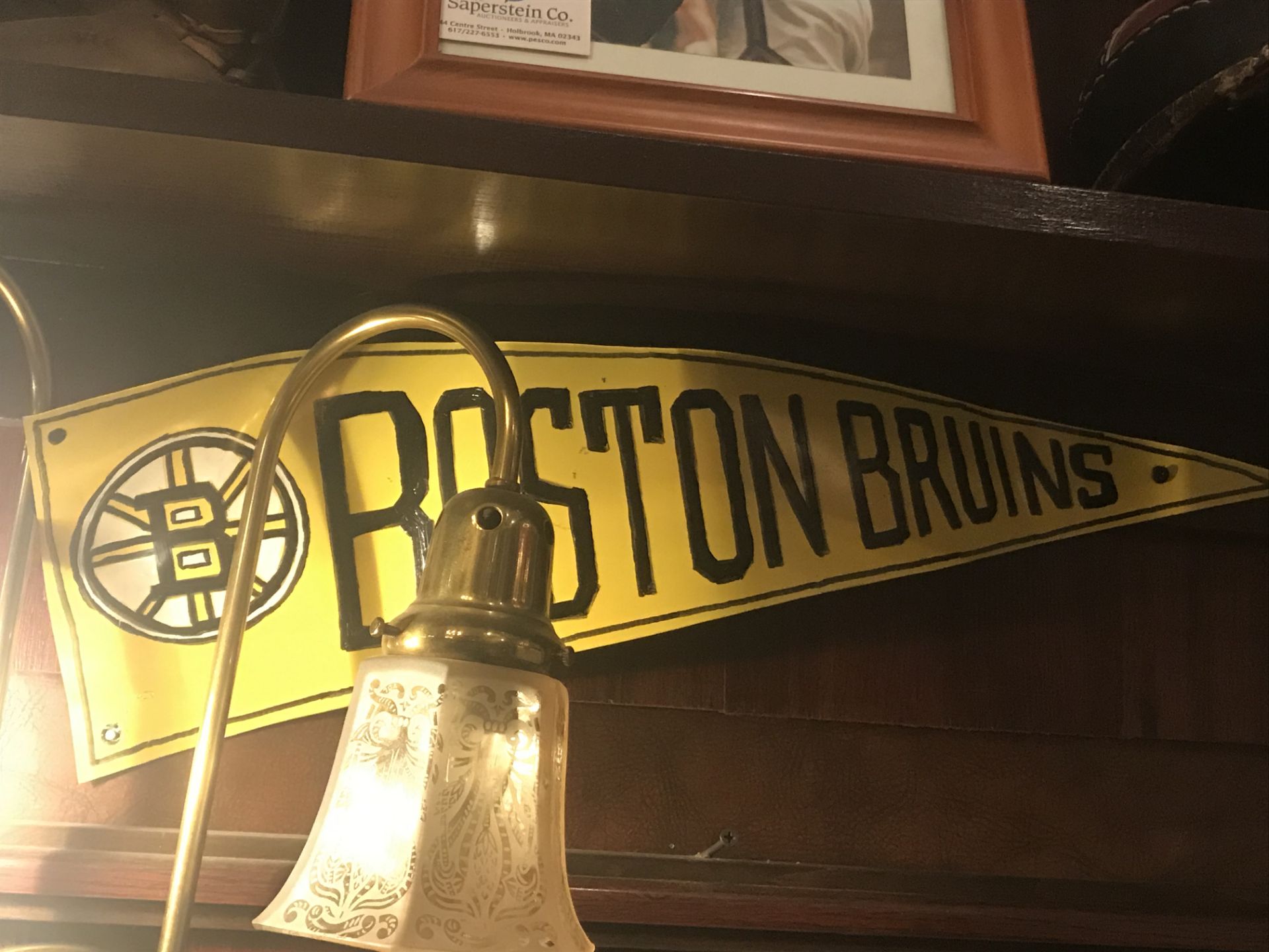 Metal Crafted Boston Bruins Banner