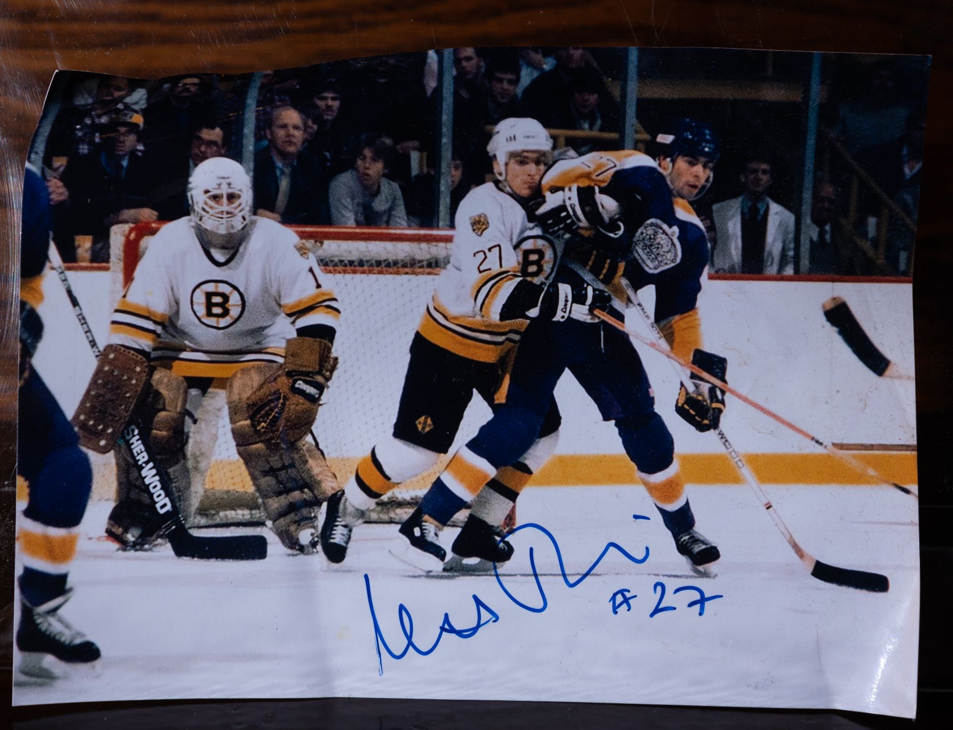 Bruins Photo 6"x4" Signed "#27"