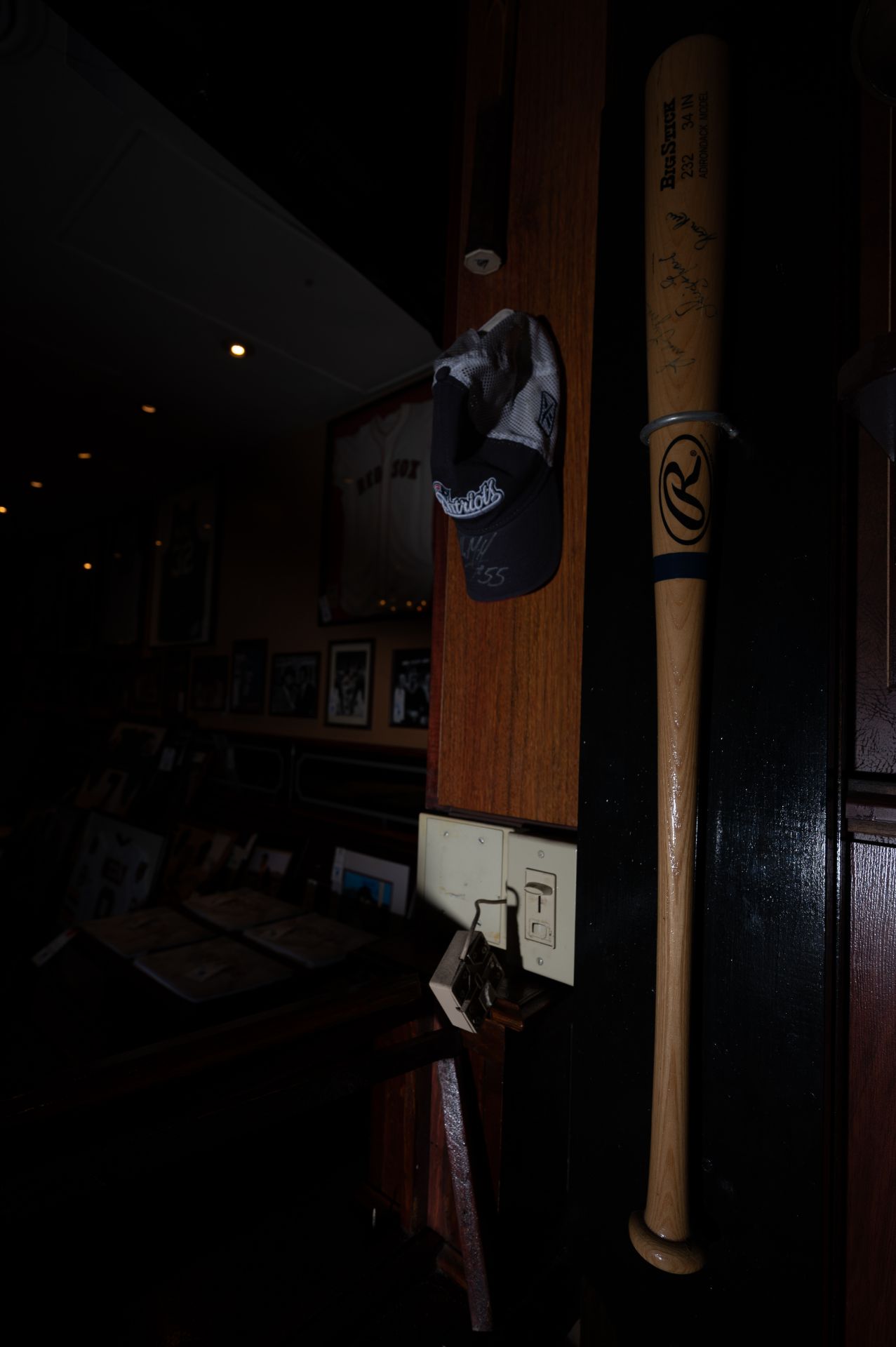 Rawlings Baseball Bat, Signed "Jim Rice, Fred Lynn, Dewey Evans"