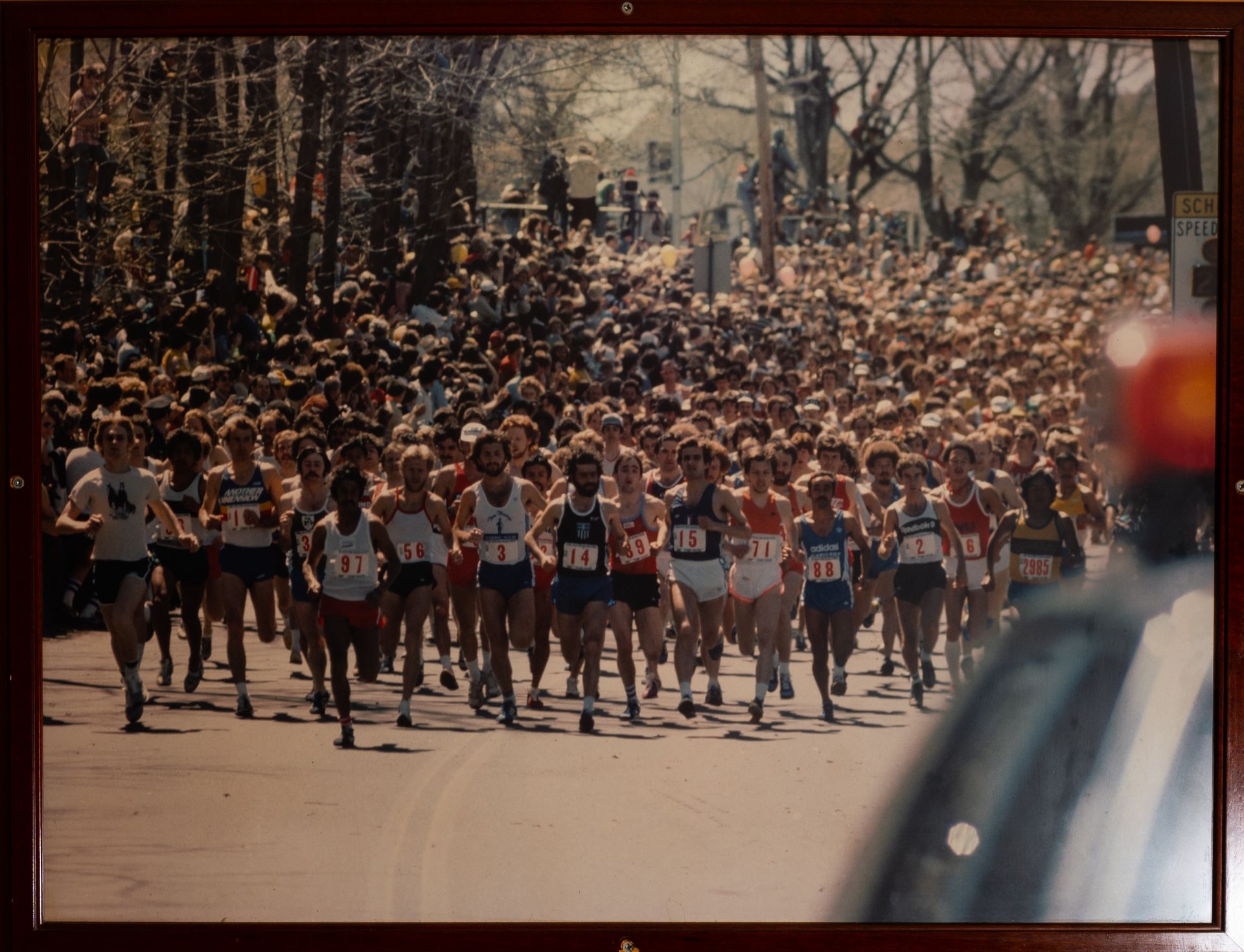 Boston Marathon Start Line Framed Photo 42"x32"