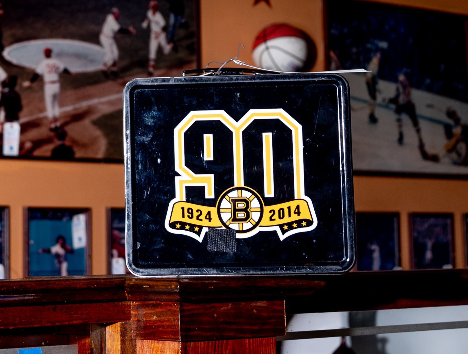 Boston Bruins Metal Lunch Box w/ TD Bank Logo - Image 2 of 4