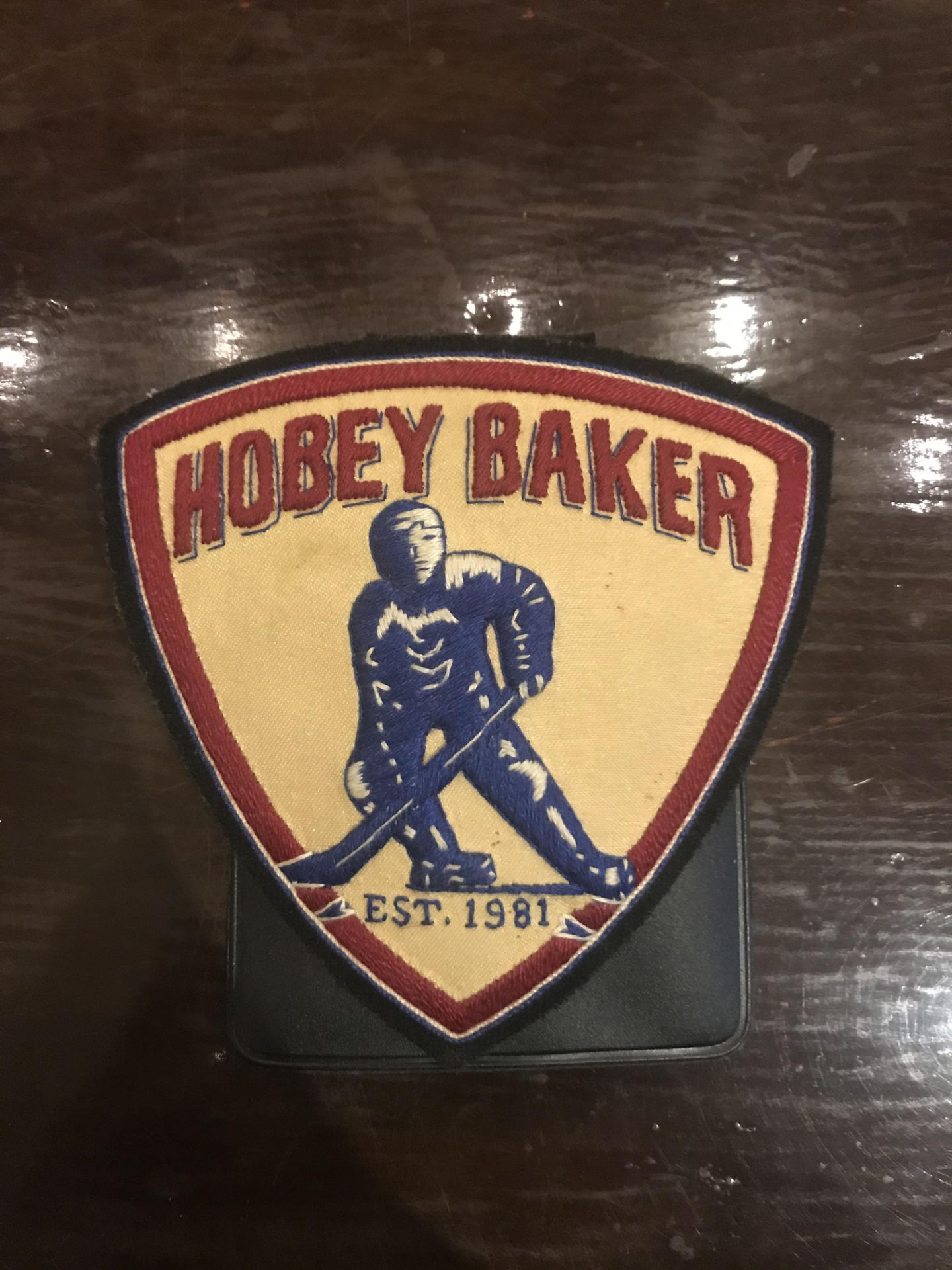 Hoby Baker Est 1981 Patch