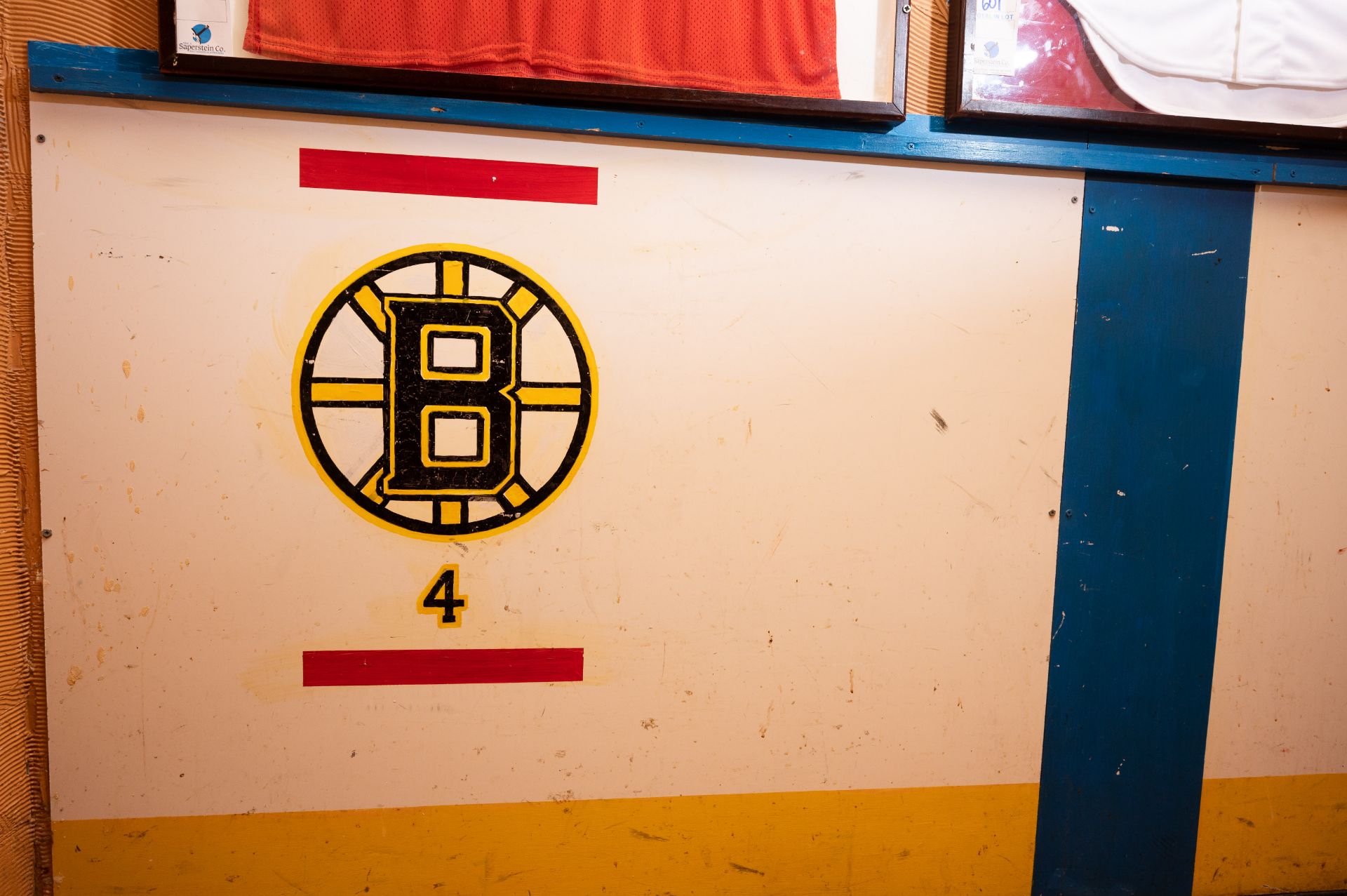 Facsimile Boston Bruins Hockey Boards 8'x43"