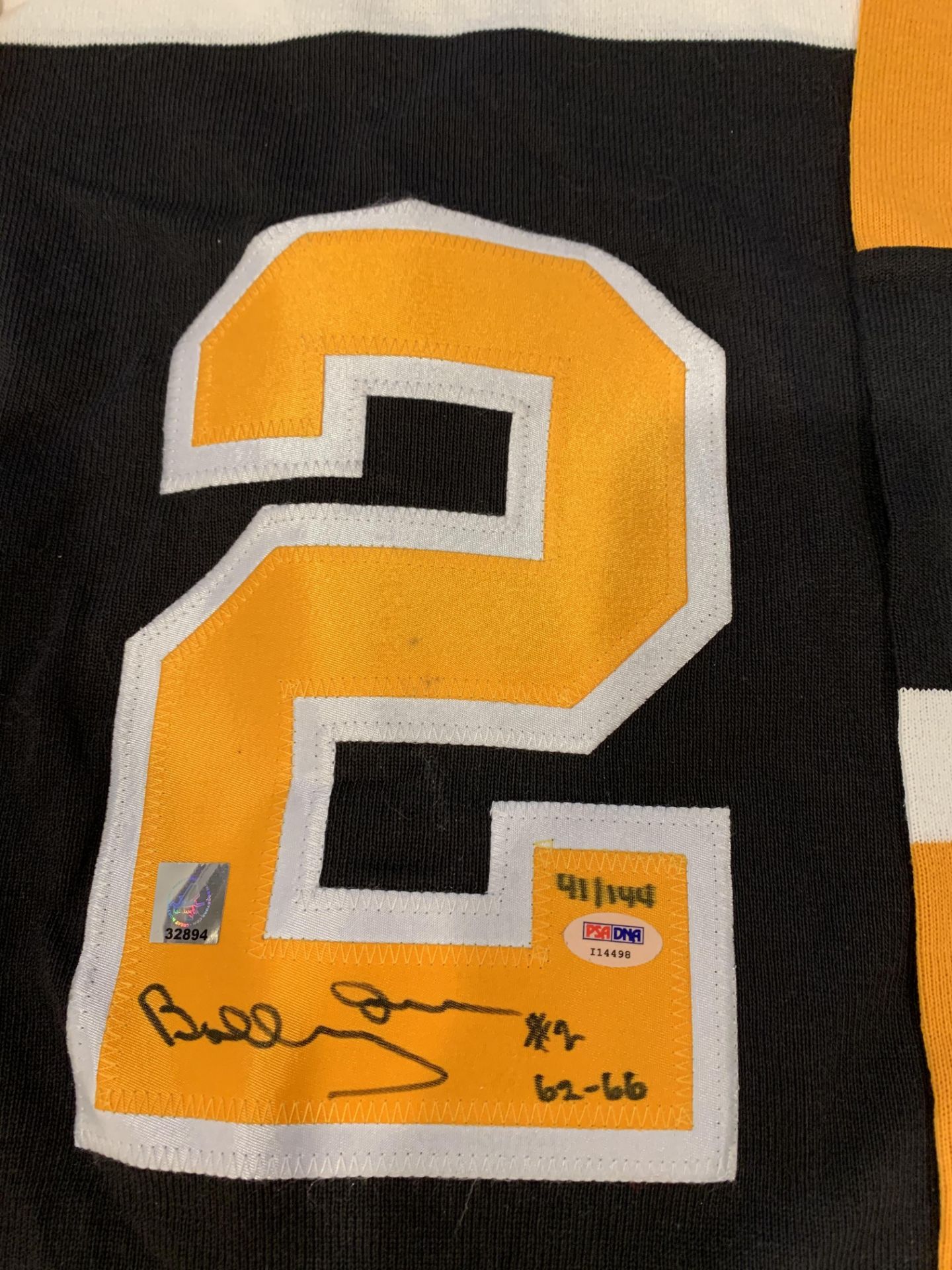 Bobby Orr Autographed Oshawa Generals Captains Jersey (Junior League) Not Game Worn. Has COA Tag. - Image 2 of 6