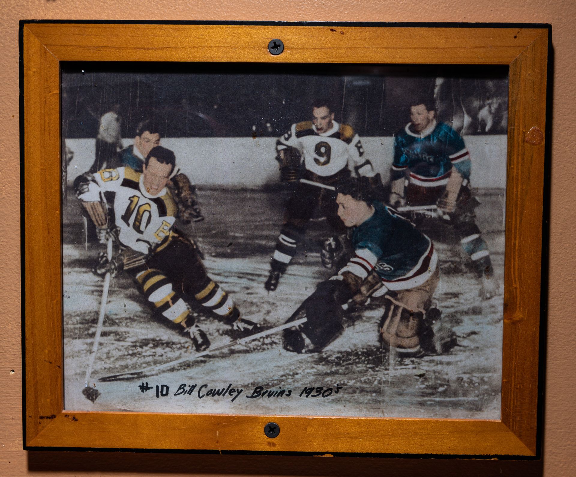 1930's Hockey Game Framed Photo 12"x9"