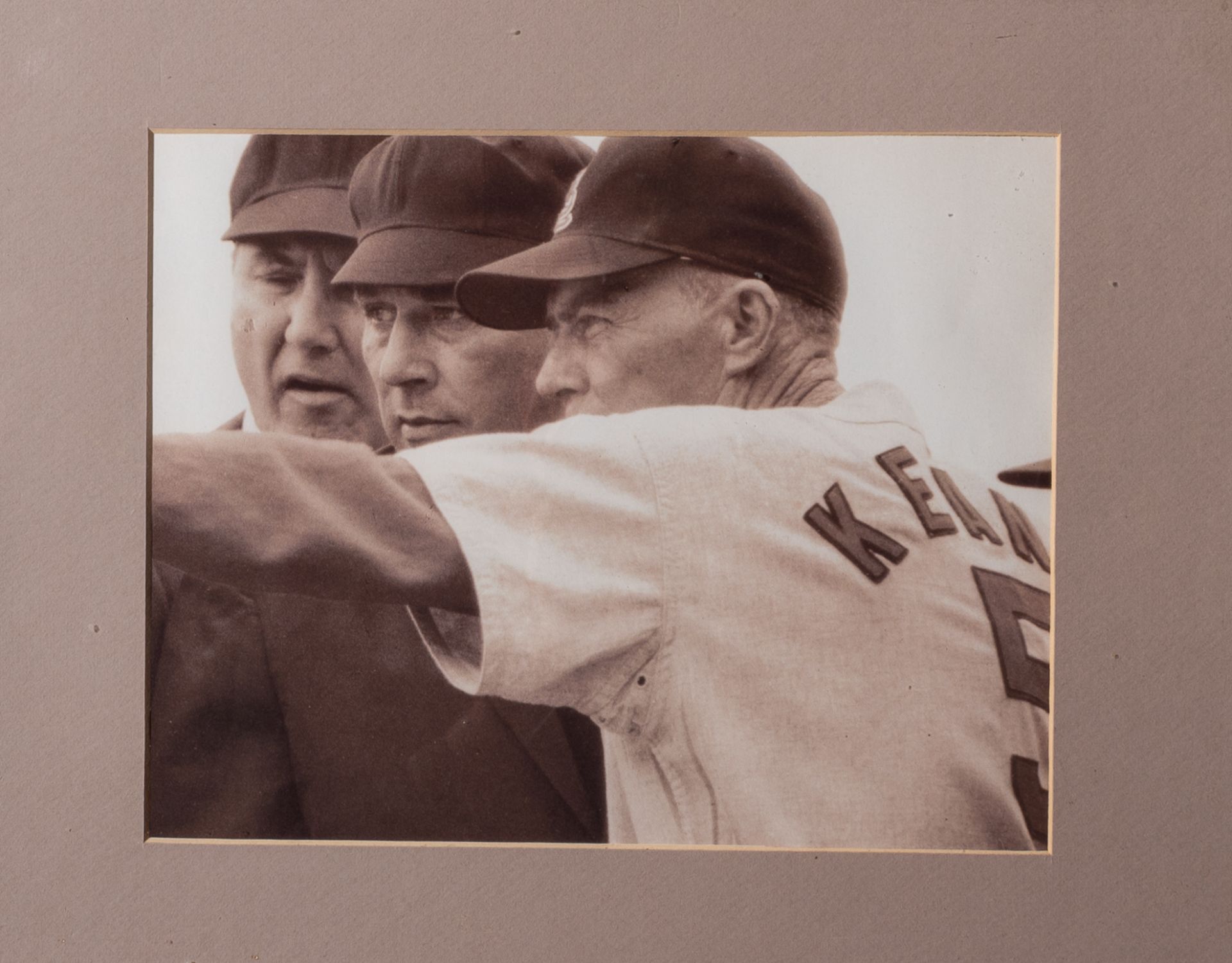 St. Louis Cardinals/ Umpire Framed Photo 15"x12" Jon Keane Manager