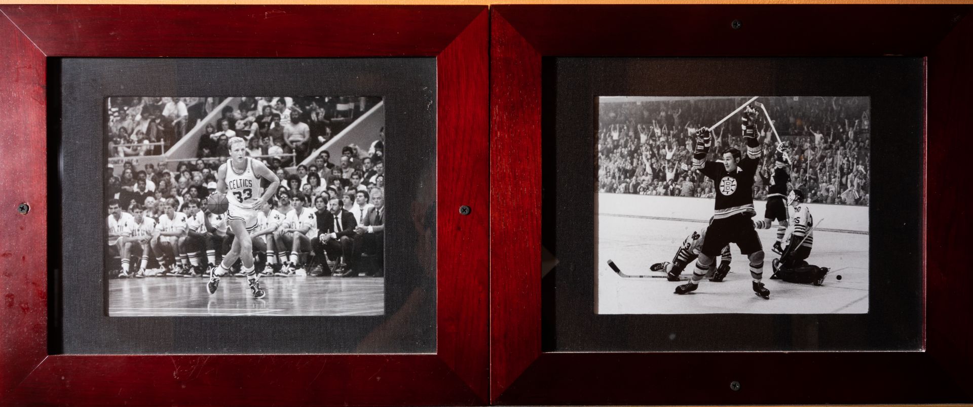 [Lot] Boston Sports Framed Photos In one Hallway - Image 4 of 6