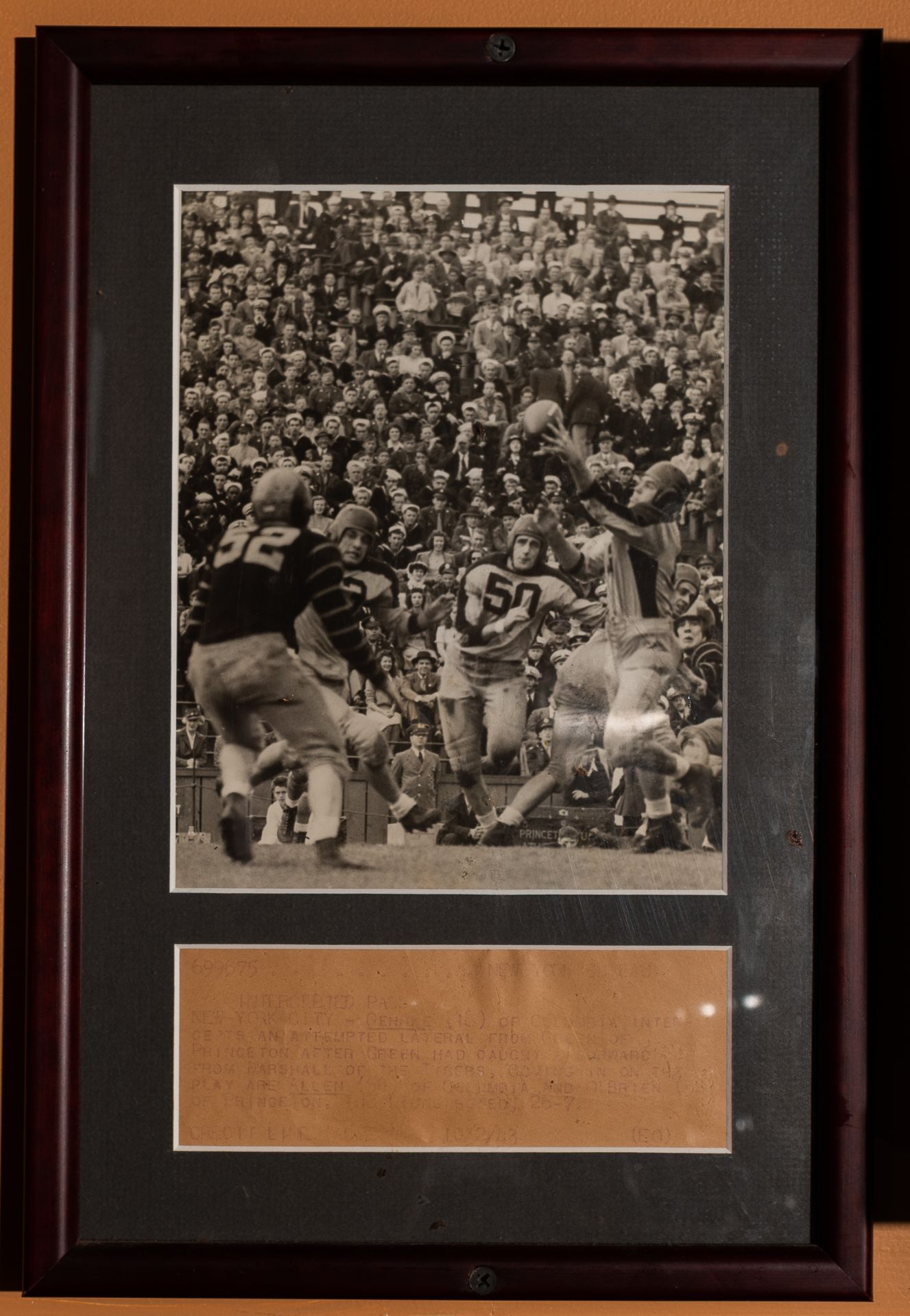 Princeton In Game Framed Photo 10"x15"