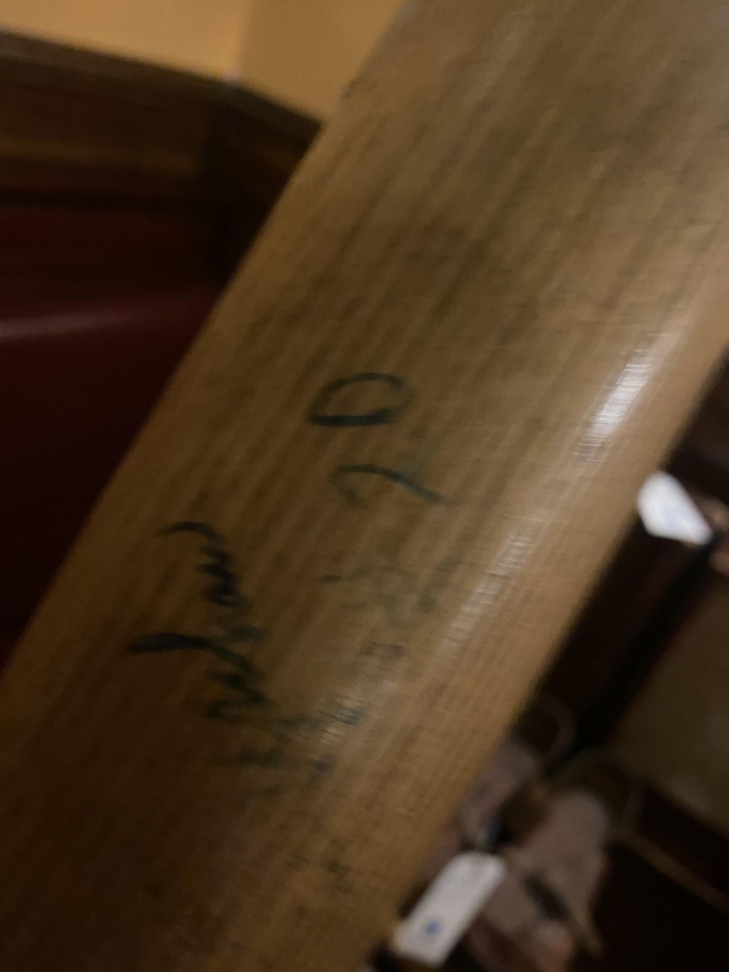 Willy Upshaw Signed Bat - Image 2 of 2