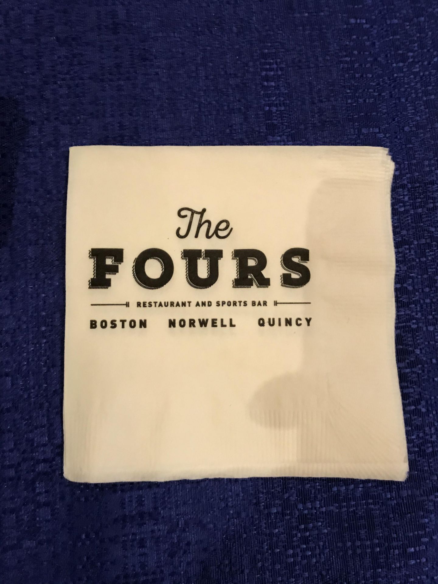 (Lot) The Fours Cocktail Napkins