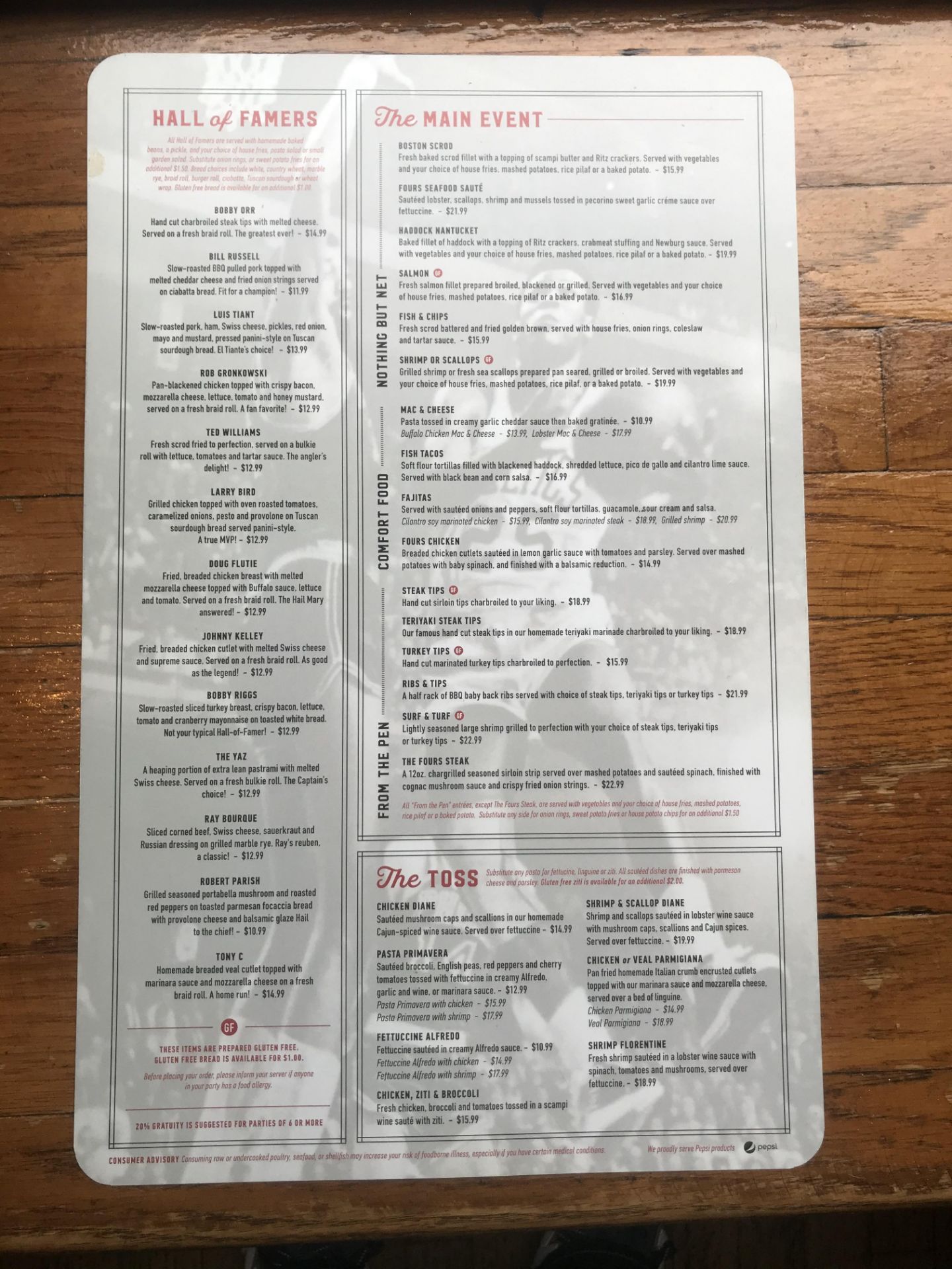 Lunch and Dinner Menu(2 pieces) - Image 4 of 4