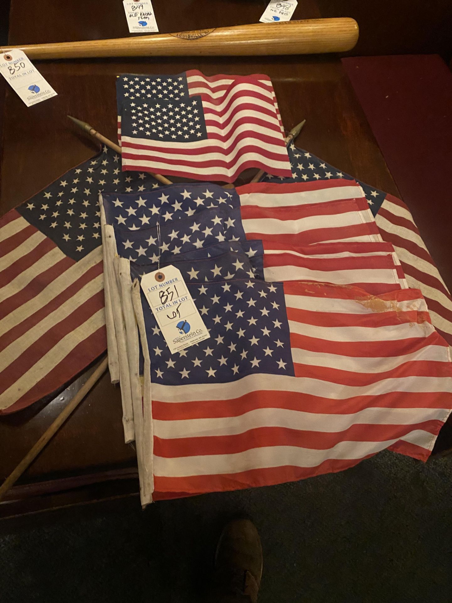 {LOT} Asst. American Flag Décor From The Fours Displays