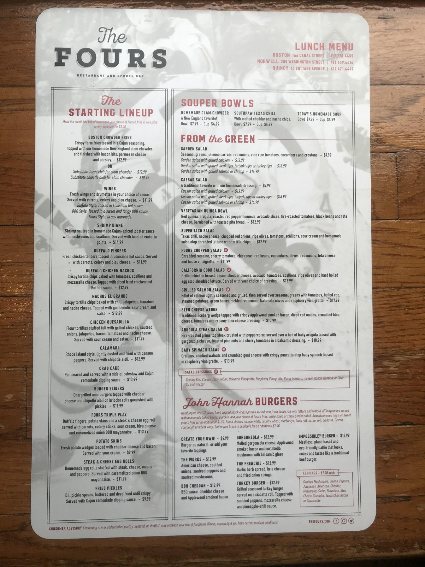 Lunch and Dinner Menu(2 pieces) - Image 3 of 4