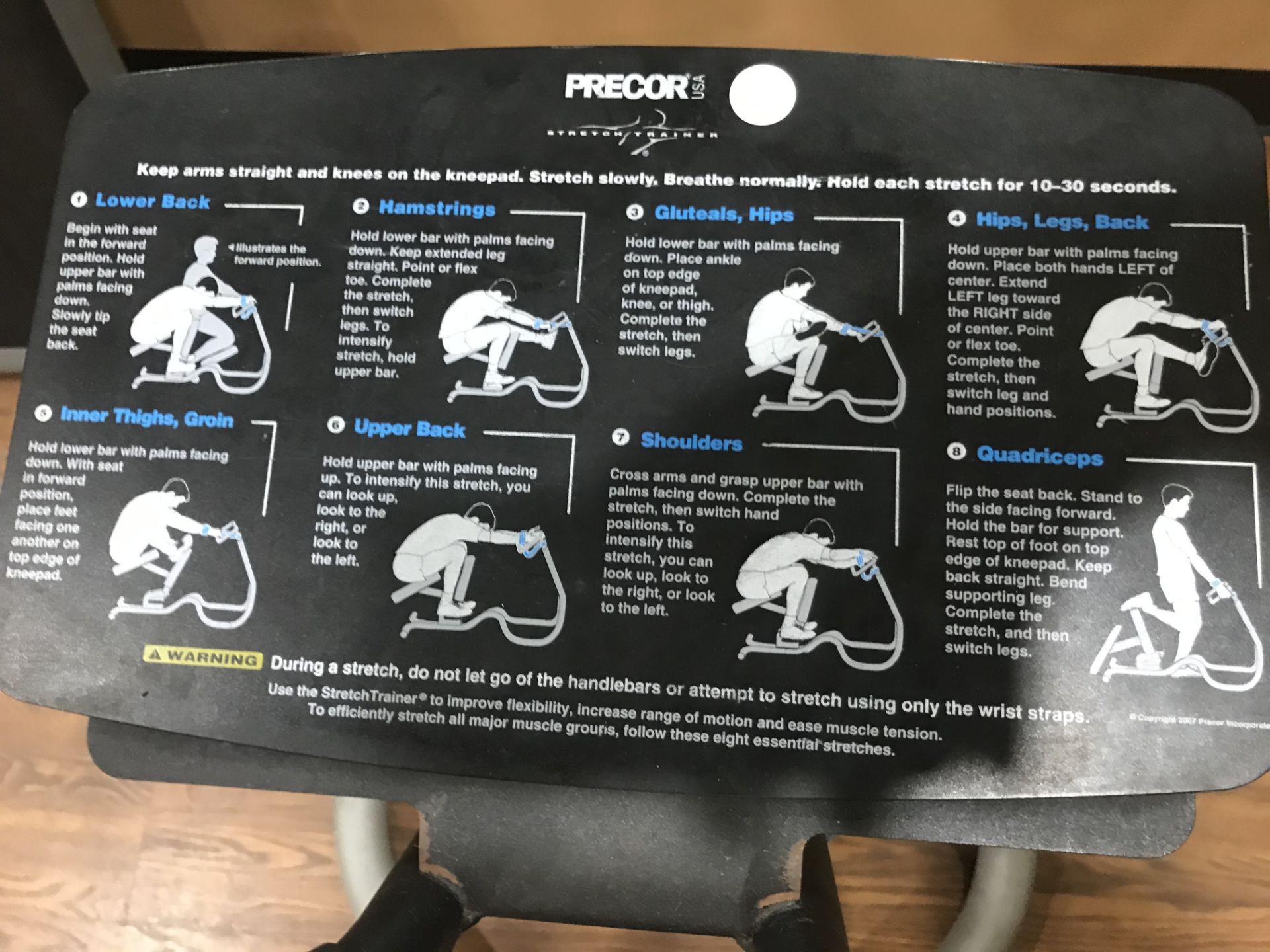 Precor Stretch Trainer S/N:00XMH25080193 (WYOMING, RI LOCATION) - Image 2 of 2