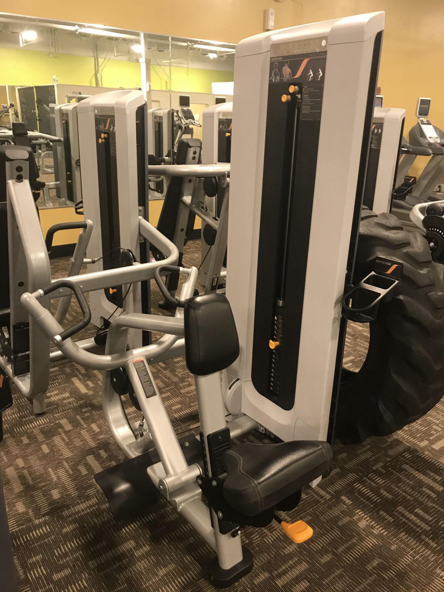 Precor C Line Seated Row #BWJMA15090001 w/250lb. Weight Stack & Adjustable Seat (WYOMING, RI