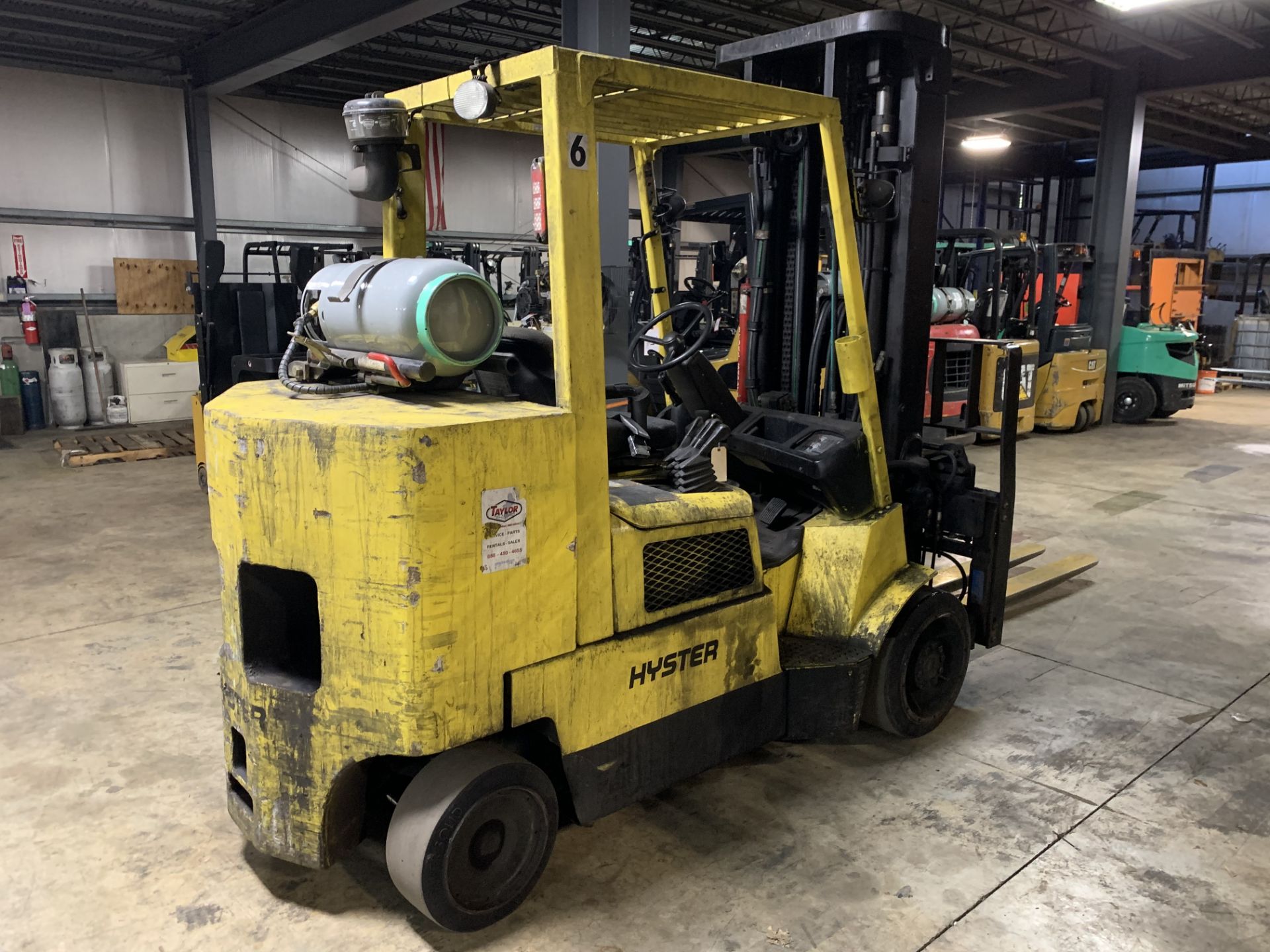 Forklift, Hyster S120XMS, Serial # F004V04191D, 1344 Hrs, No LP tank. Started and moved - Image 9 of 10