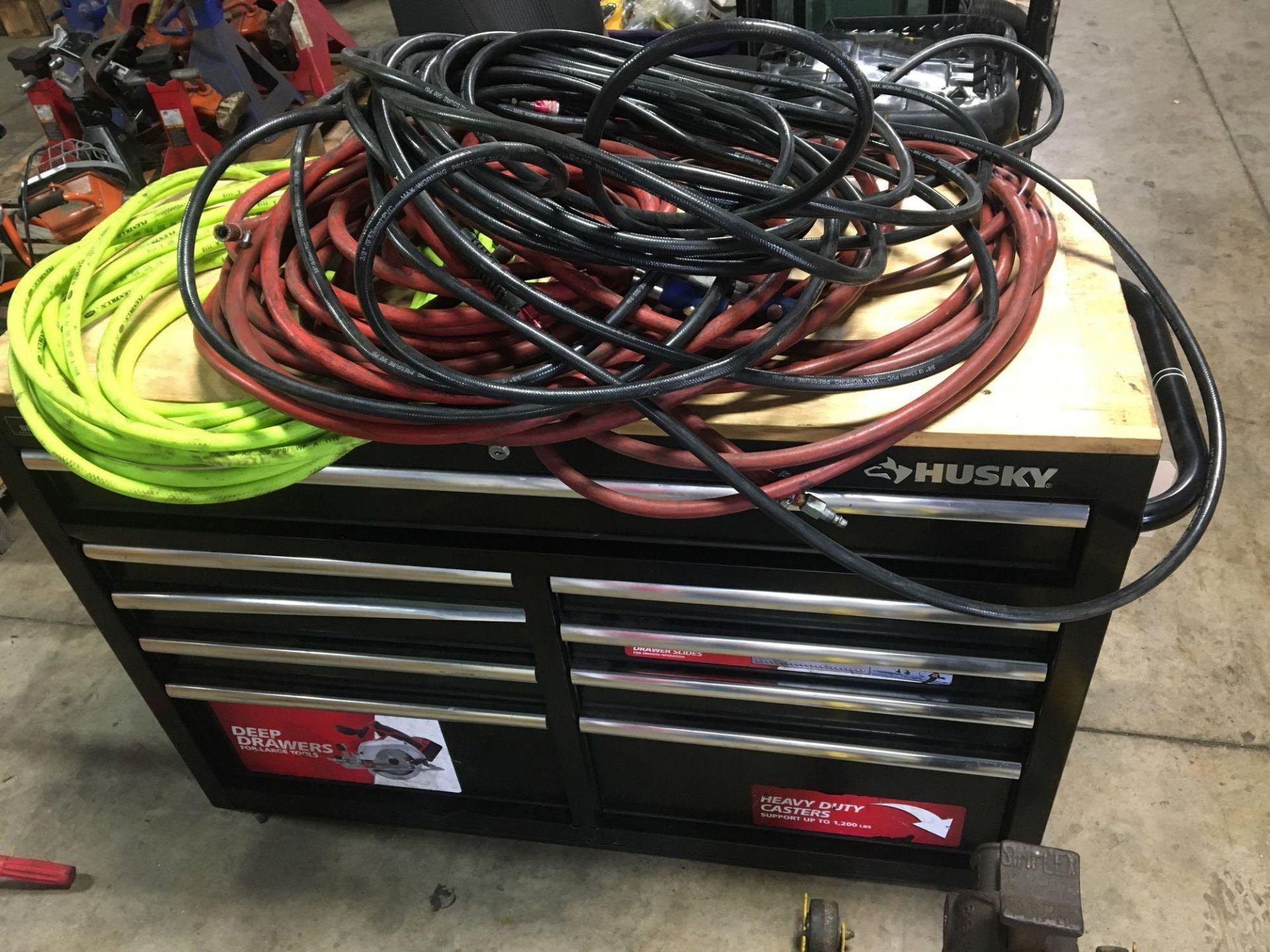 Tool Bench and Hoses