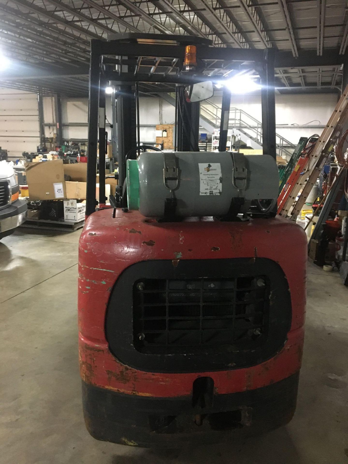 Propane Forklift, Mitsubishi, FGC40K, Max Ht 209", Max Cap 7100lbs, 11053 Hrs Started and Moved. - Image 5 of 9