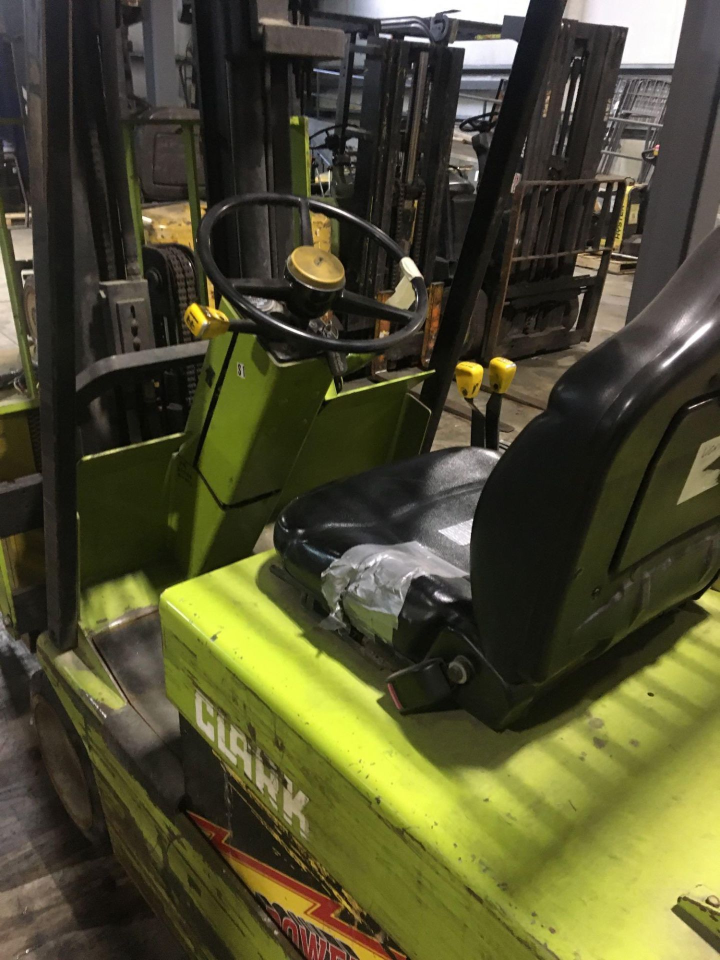 Electric Forklift, Clark, TM20, Max Ht 170", Max Cap 3425lbs, Hrs Unknown - Image 5 of 8