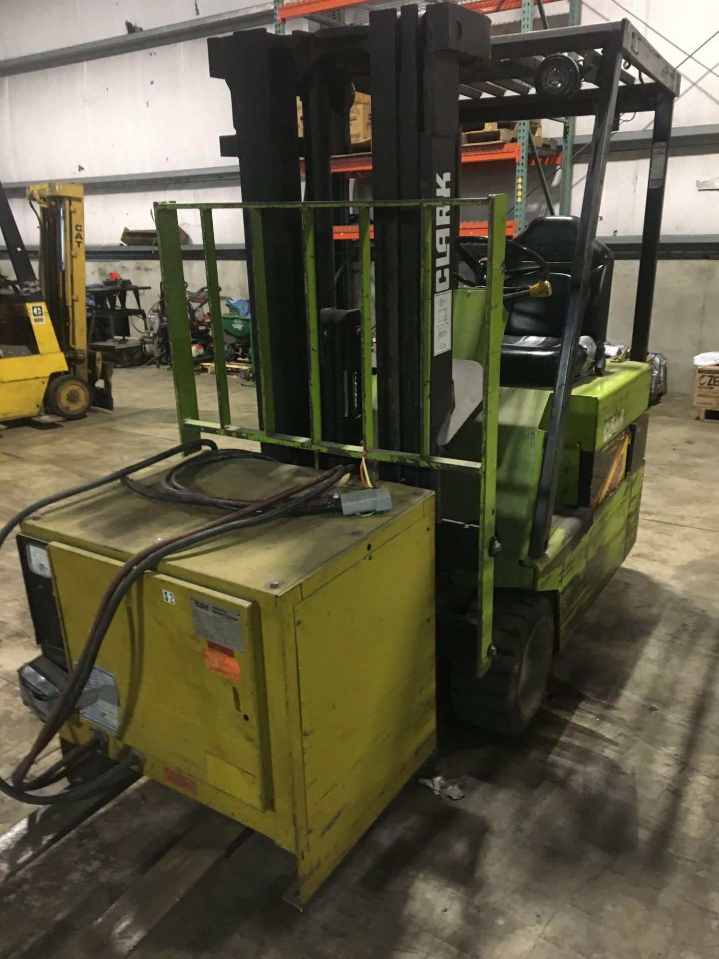Electric Forklift, Clark, TM20, Max Ht 170", Max Cap 3425lbs, Hrs Unknown - Image 4 of 8
