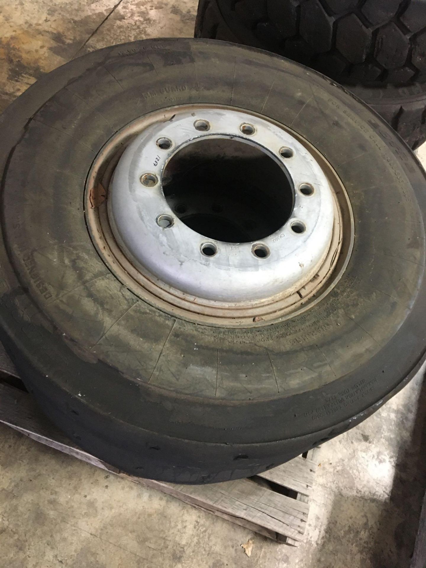 Pair of Used Tires with Hubs Rough Neck 12.00-20 - Image 2 of 2