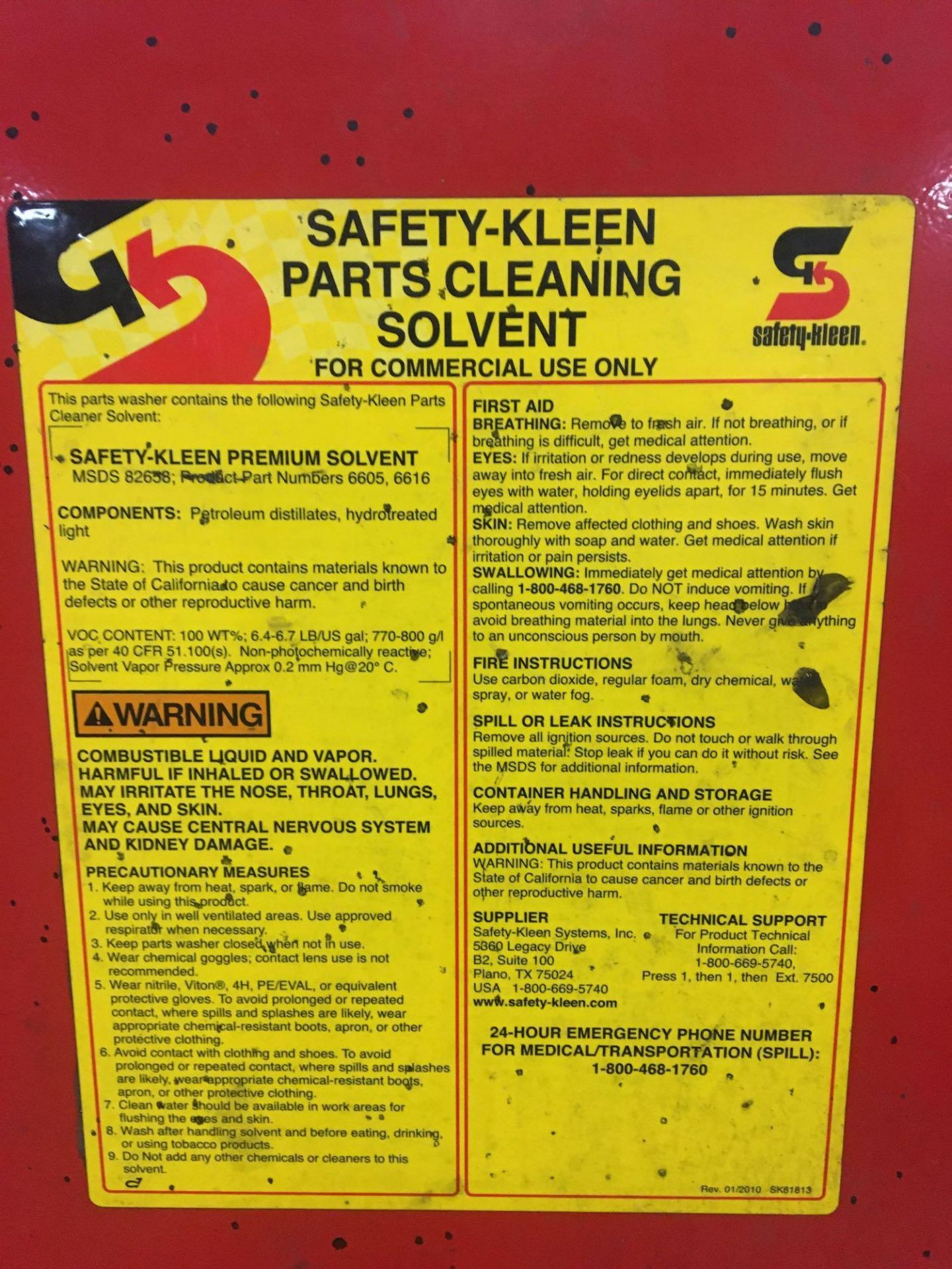 Safety-Kleen Parts Cleaning Station - Image 4 of 4
