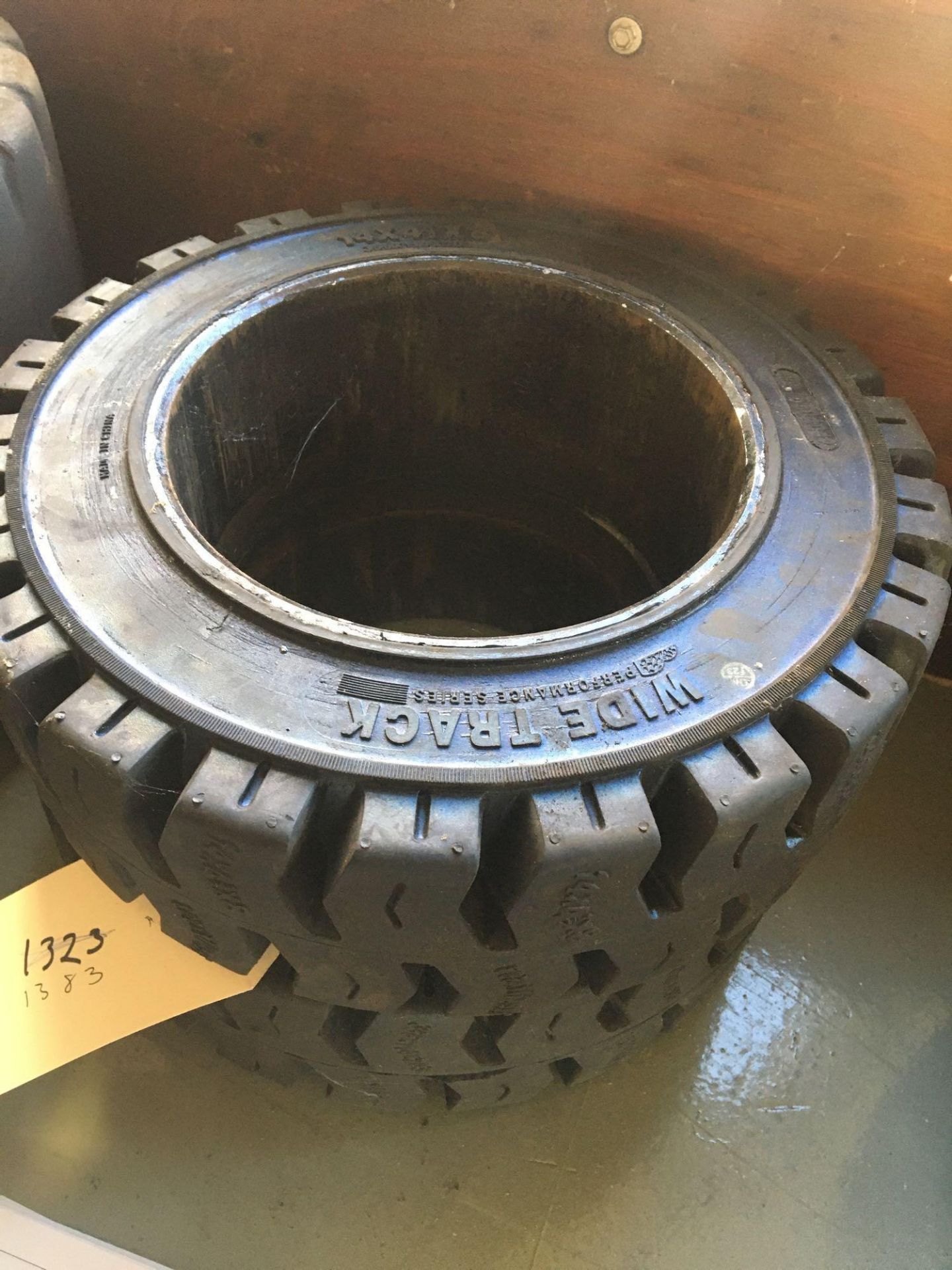 Pair of Tires: Wide Track 14 x 4 1/2 x 8 with Hub