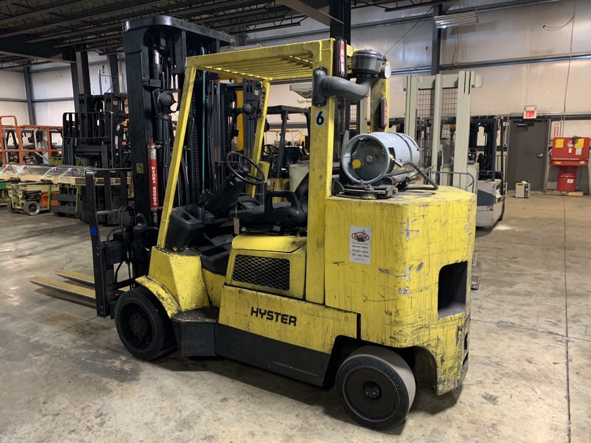 Forklift, Hyster S120XMS, Serial # F004V04191D, 1344 Hrs, No LP tank. Started and moved - Image 10 of 10