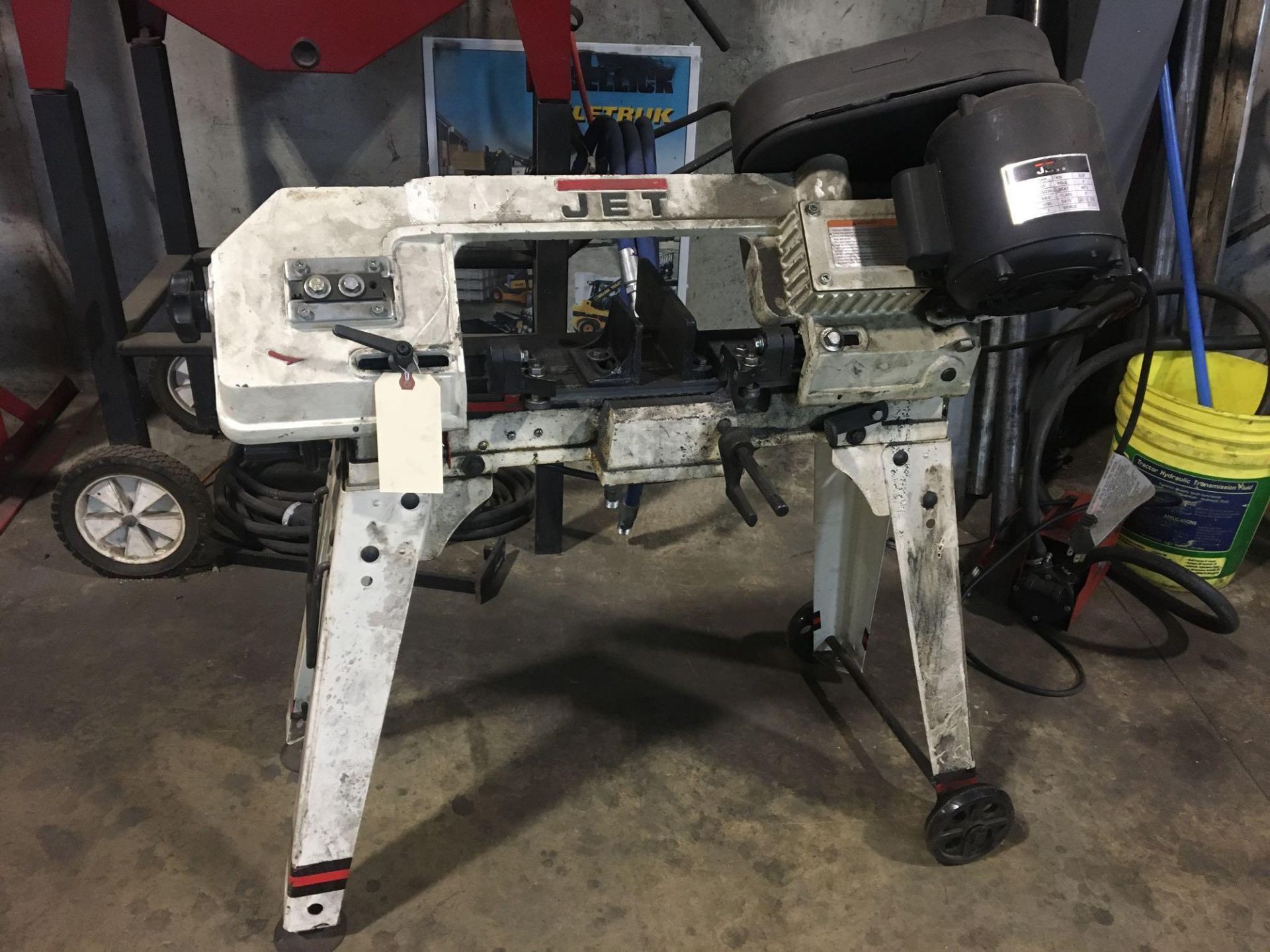 JET Horizontal/Vertical Bandsaw 1/2HP, Phase 1 Serial # JD0160