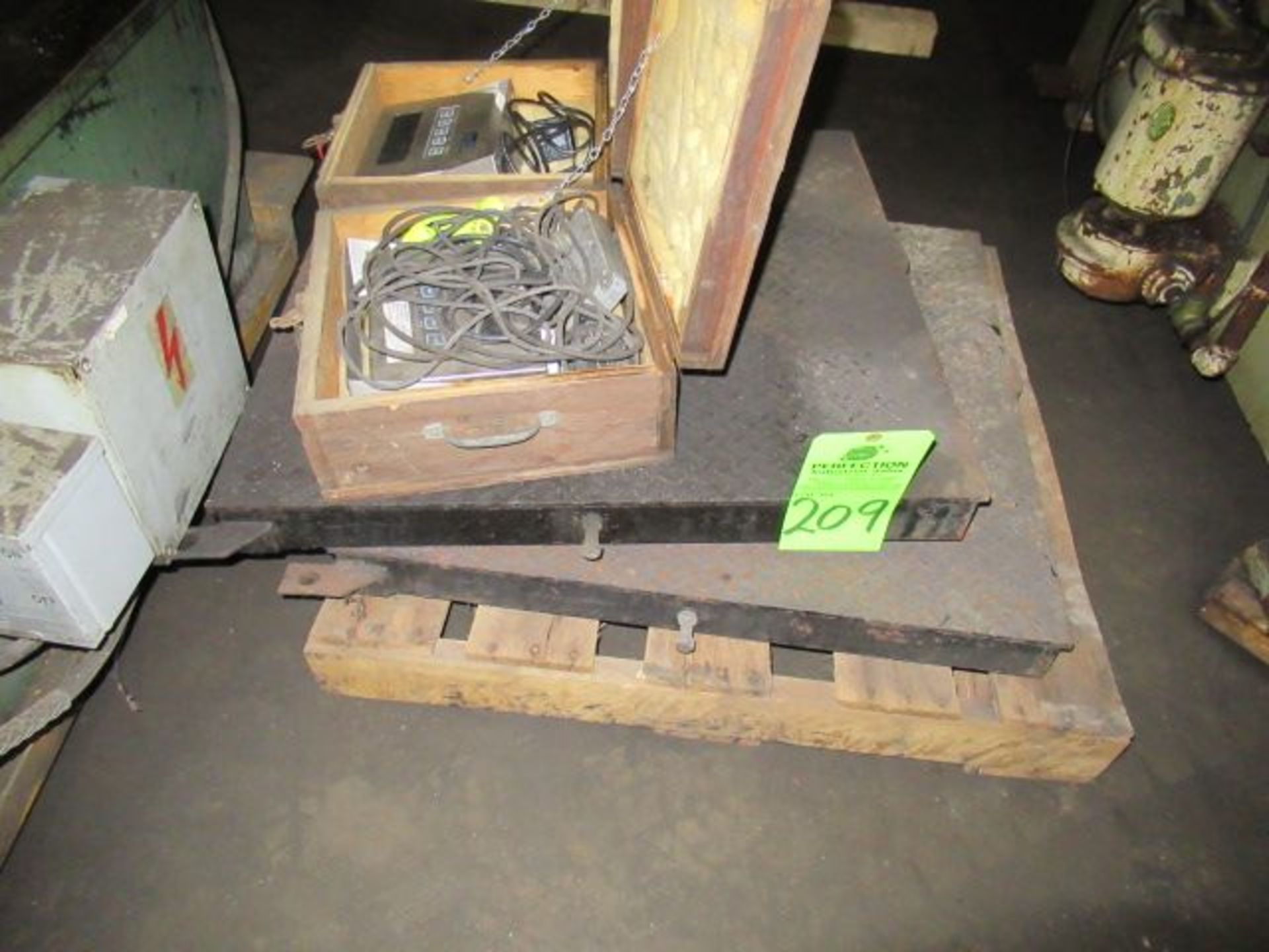 Lot. (2) 24 x 24" Platform Scales w/ Read Out ($50 Rigging Cost) - Image 2 of 4