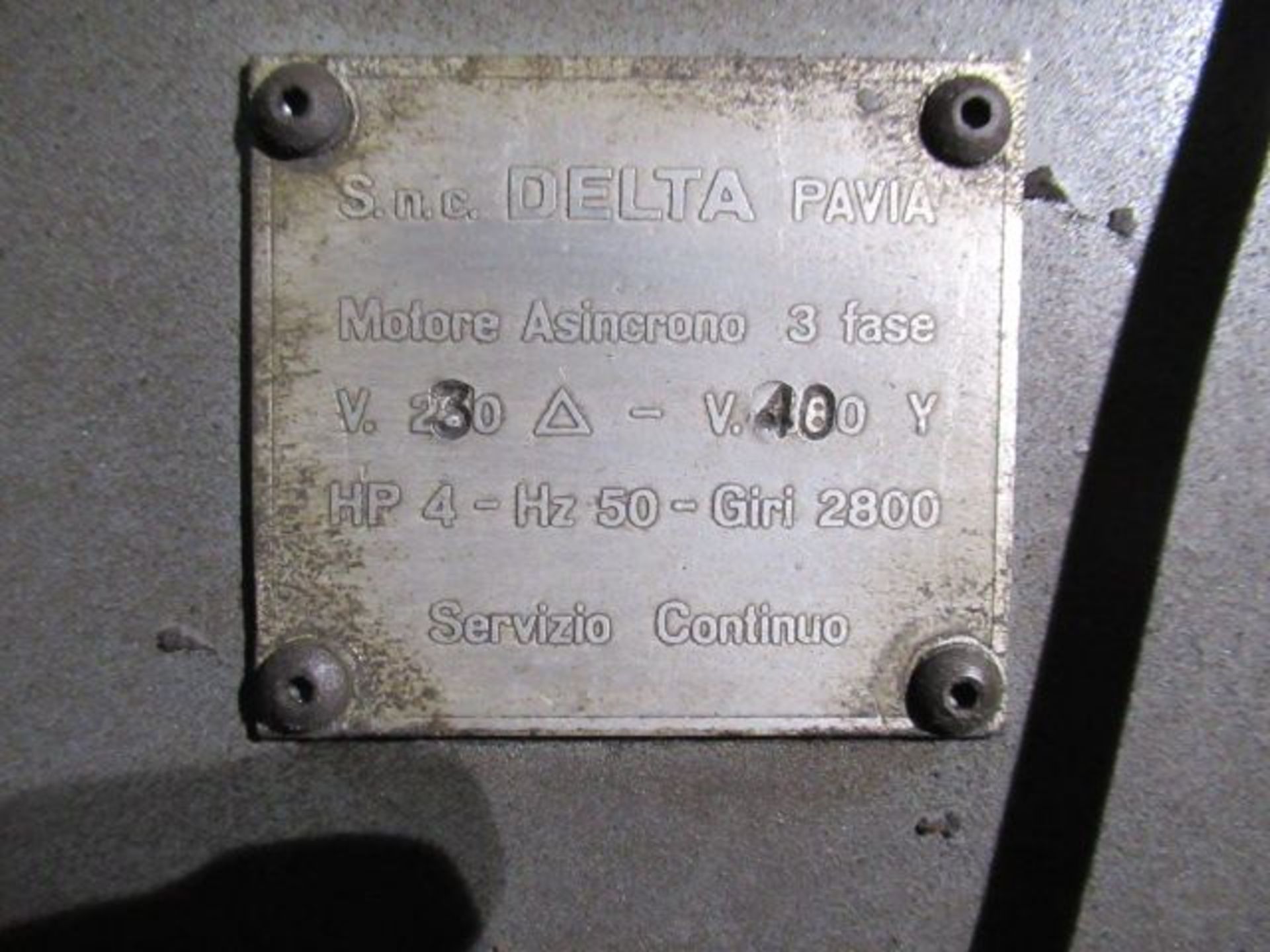 DELTA Pavia Rotary Grinder, s/n 640E ($150 Rigging Cost) - Image 4 of 4