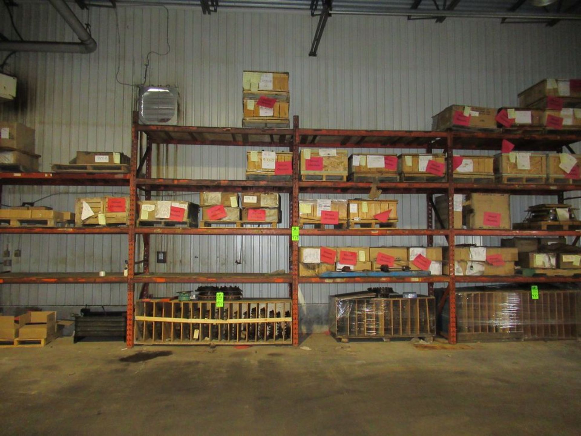 4 Sections Pallet Racks 36 x 96 x 12" ( Note: No Contents )