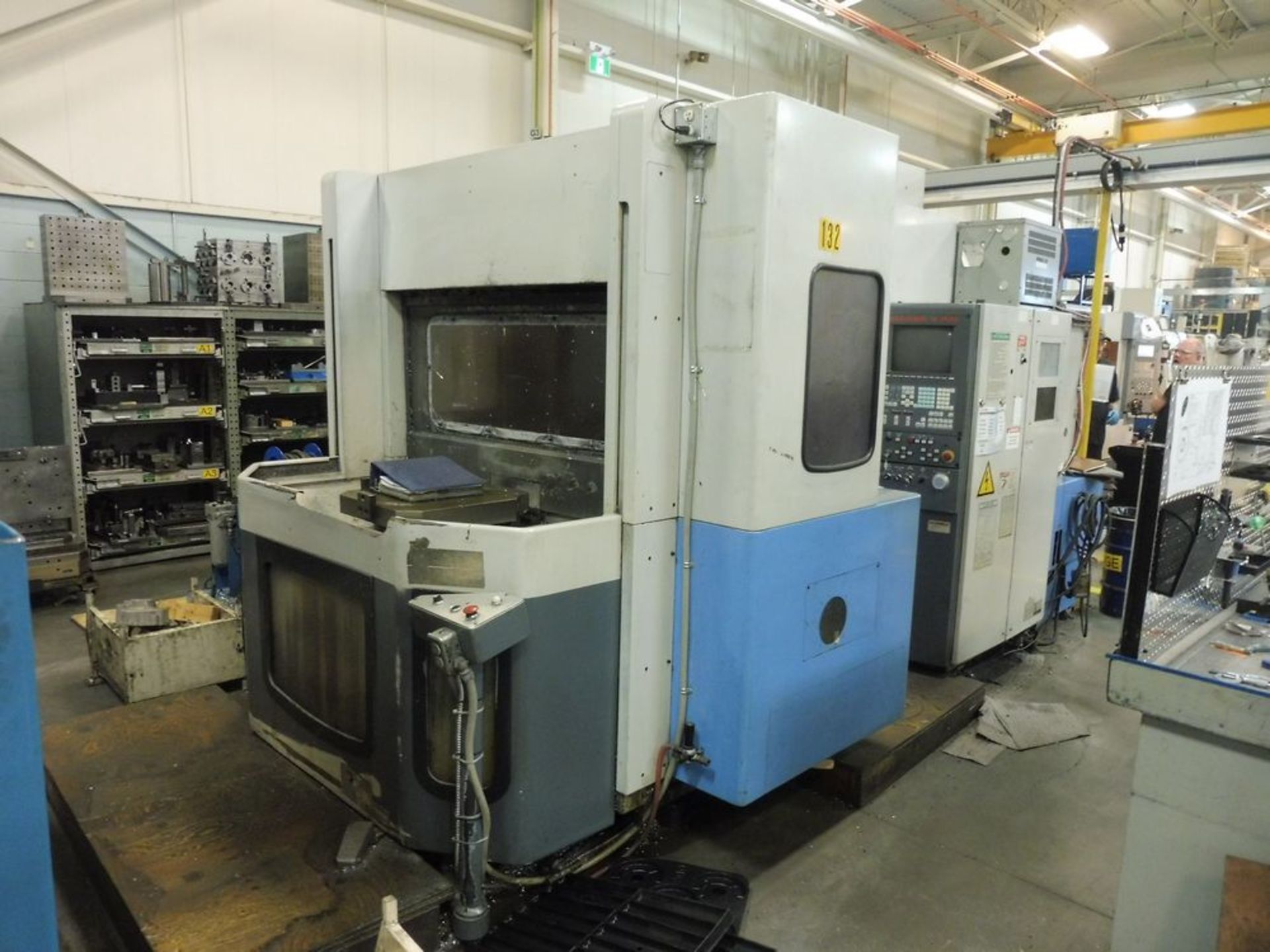 MAZAK FH580/40N CNC Horizontal Machining Center, s/n 243-119202, (2) 19.6" x 19.6" Pallets, CAT 40