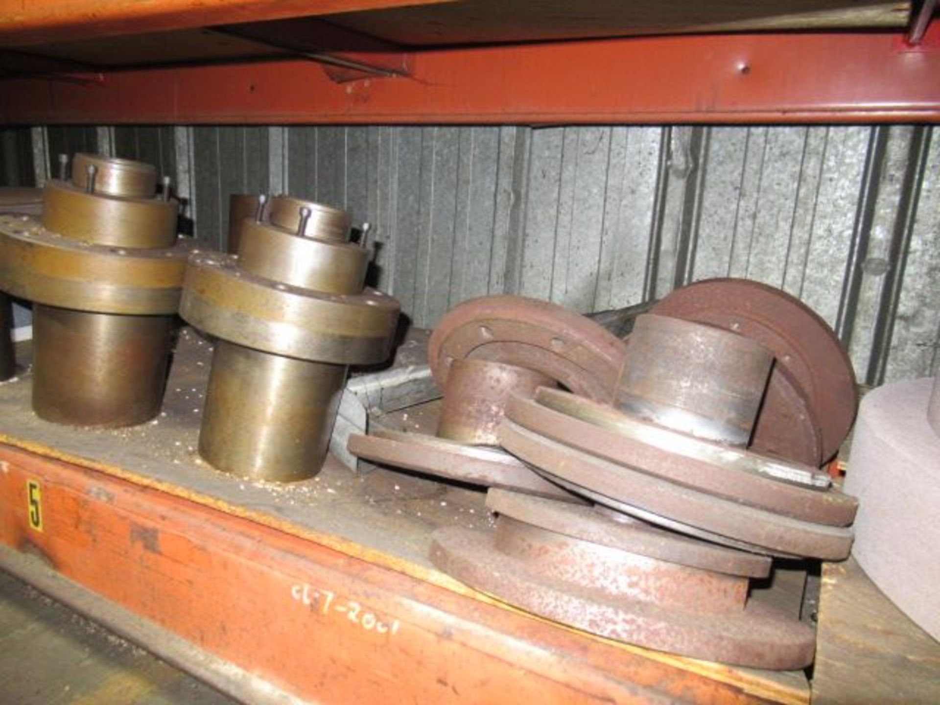Lot. Grinding Wheels & Grinding Wheel Attachments Assorted Sizes & Types w/ Pallet Racks - Image 3 of 4