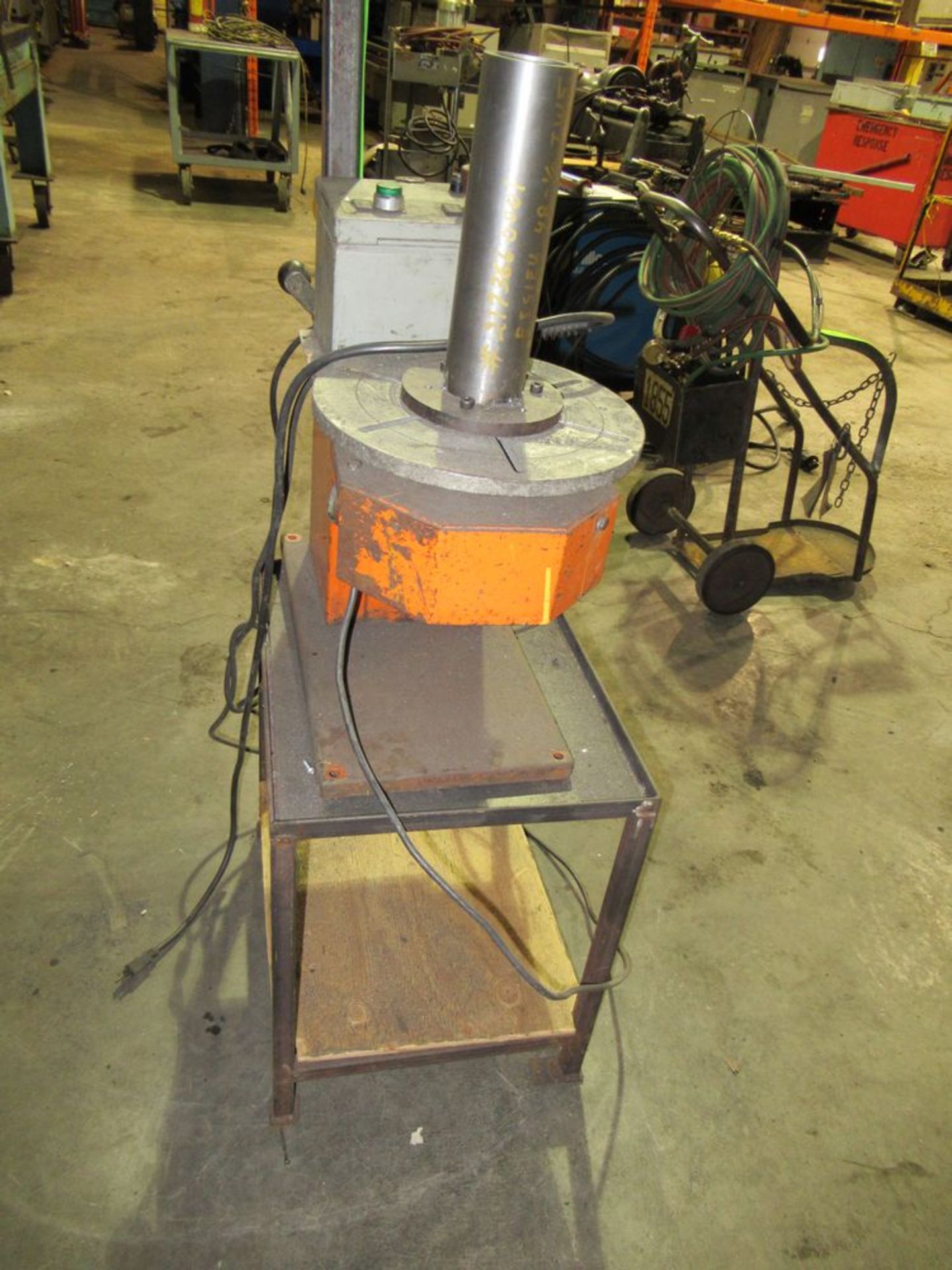 Gullco Equip. For Automated Welding & Cutting Turn Table ( Loc. Upstairs ) ($25 Rigging Cost)