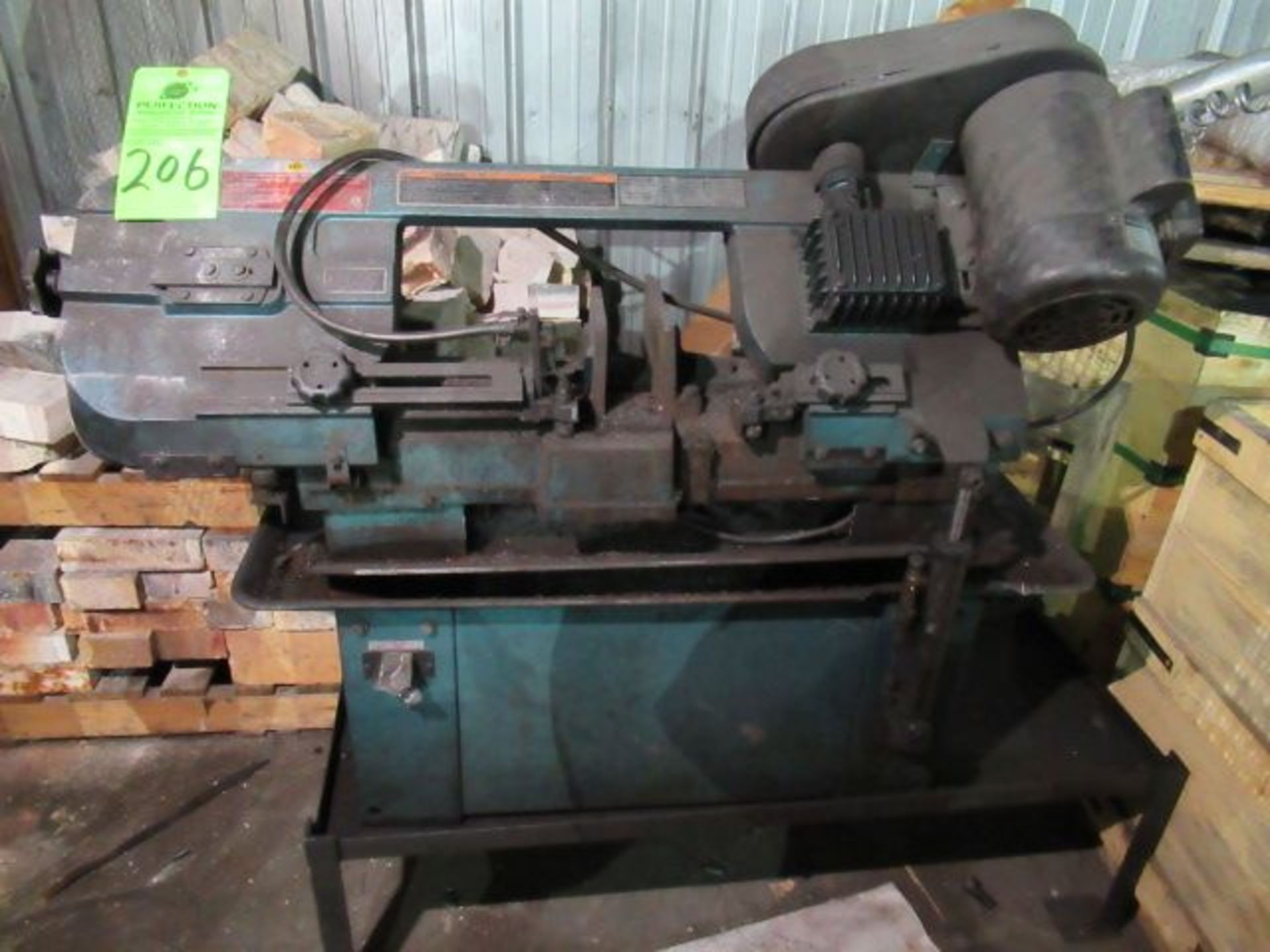 ITC 7 x 12" Horizontal-Vertical Cutting Bandsaw 120/240 V., s/n 028033 ($75 Rigging Cost)